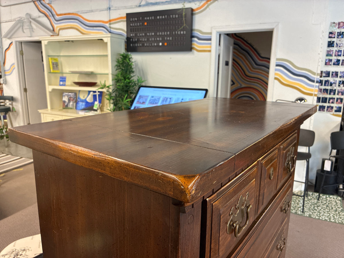 Vintage Solid Wood Tallboy Dresser