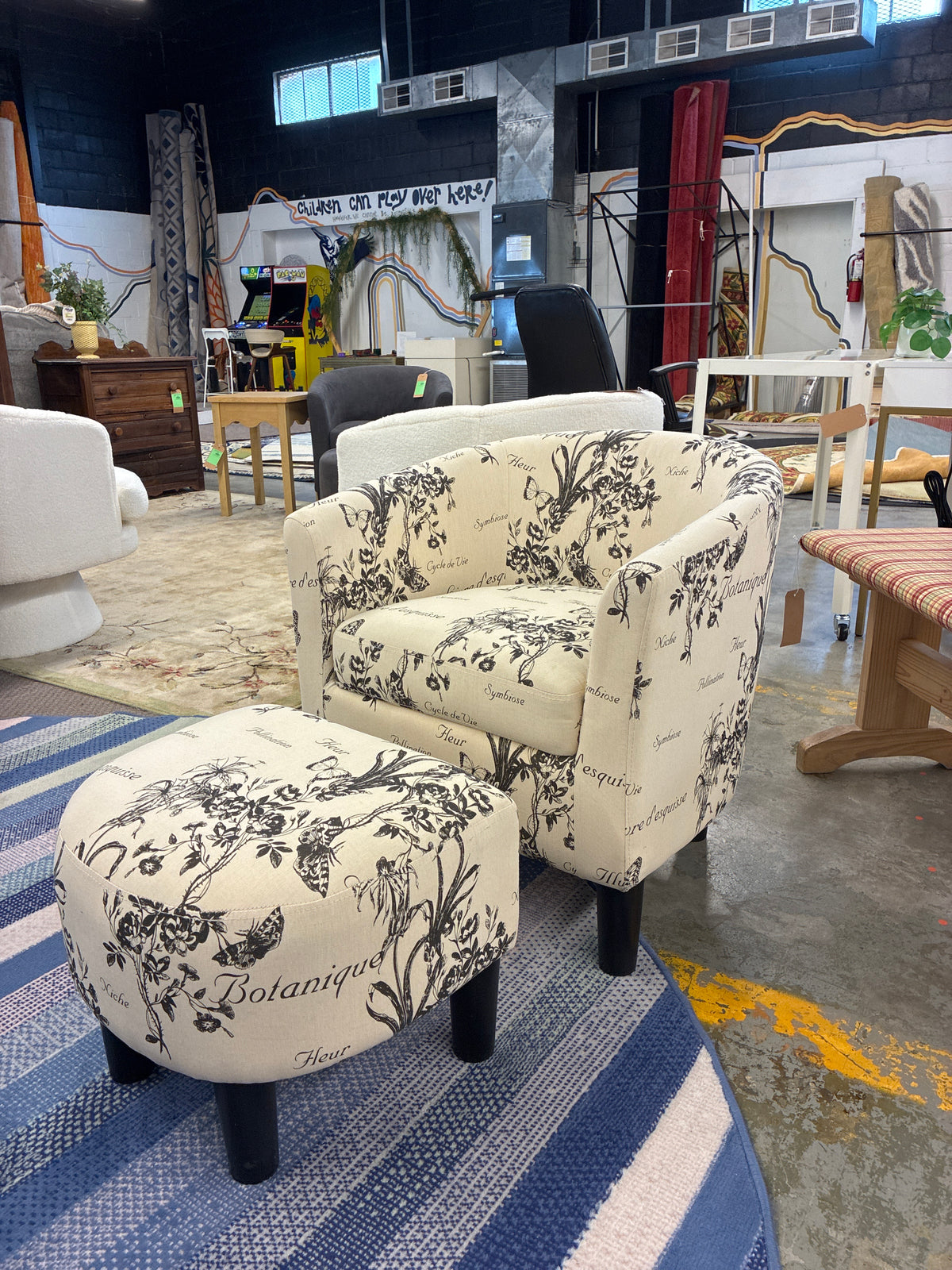 Botanical Accent Chair