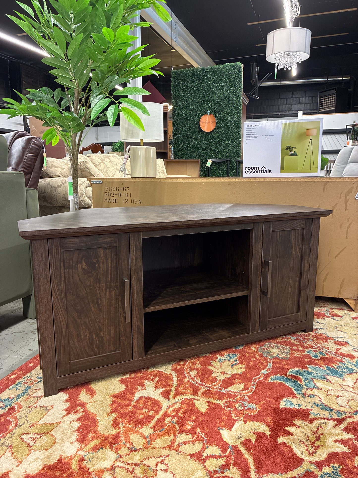 Crosley Furniture Camden Corner 48in TV Stand | Retail Price: $220