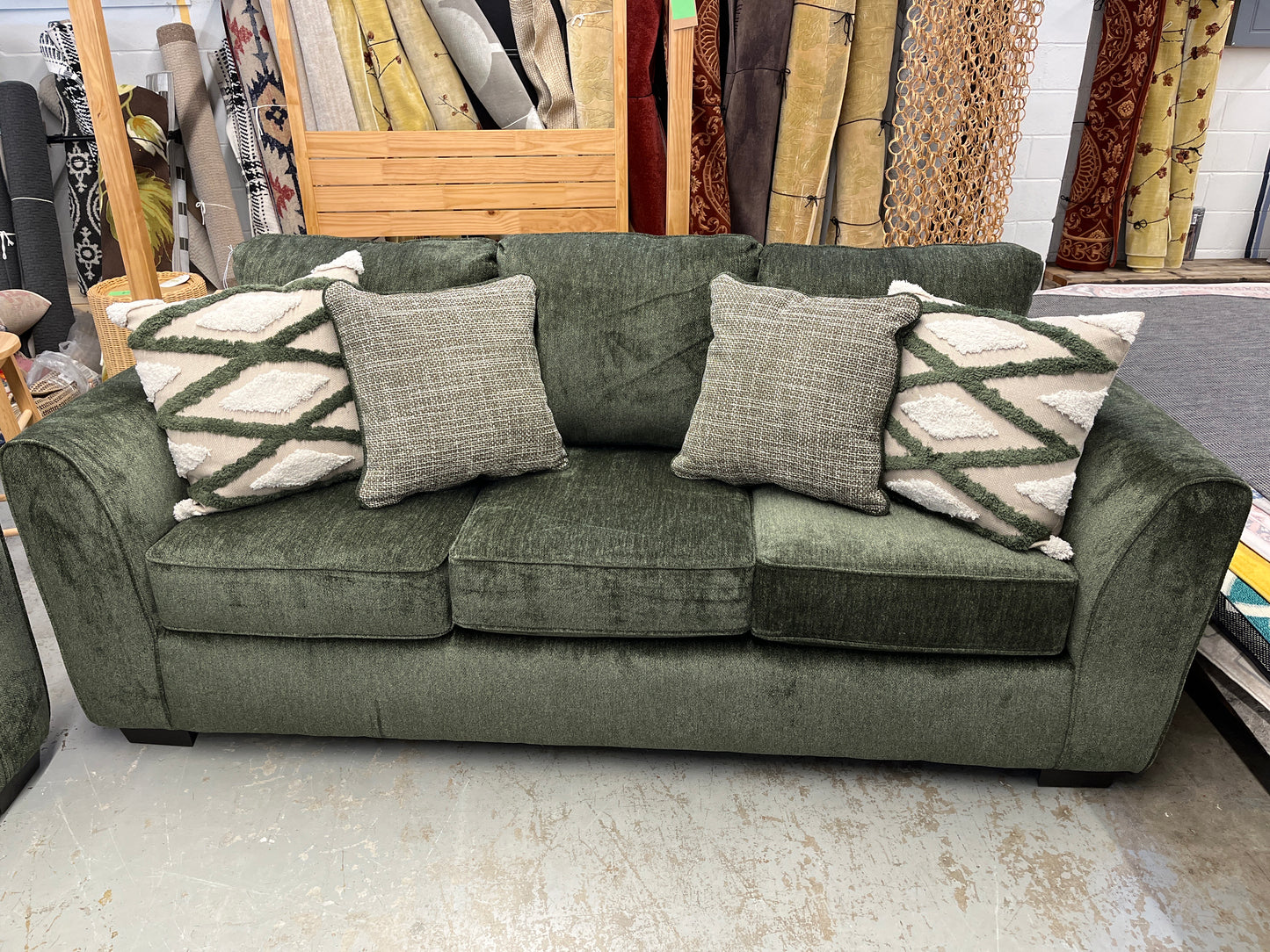 Athena Basil Sofa | Retail Price: $831.875