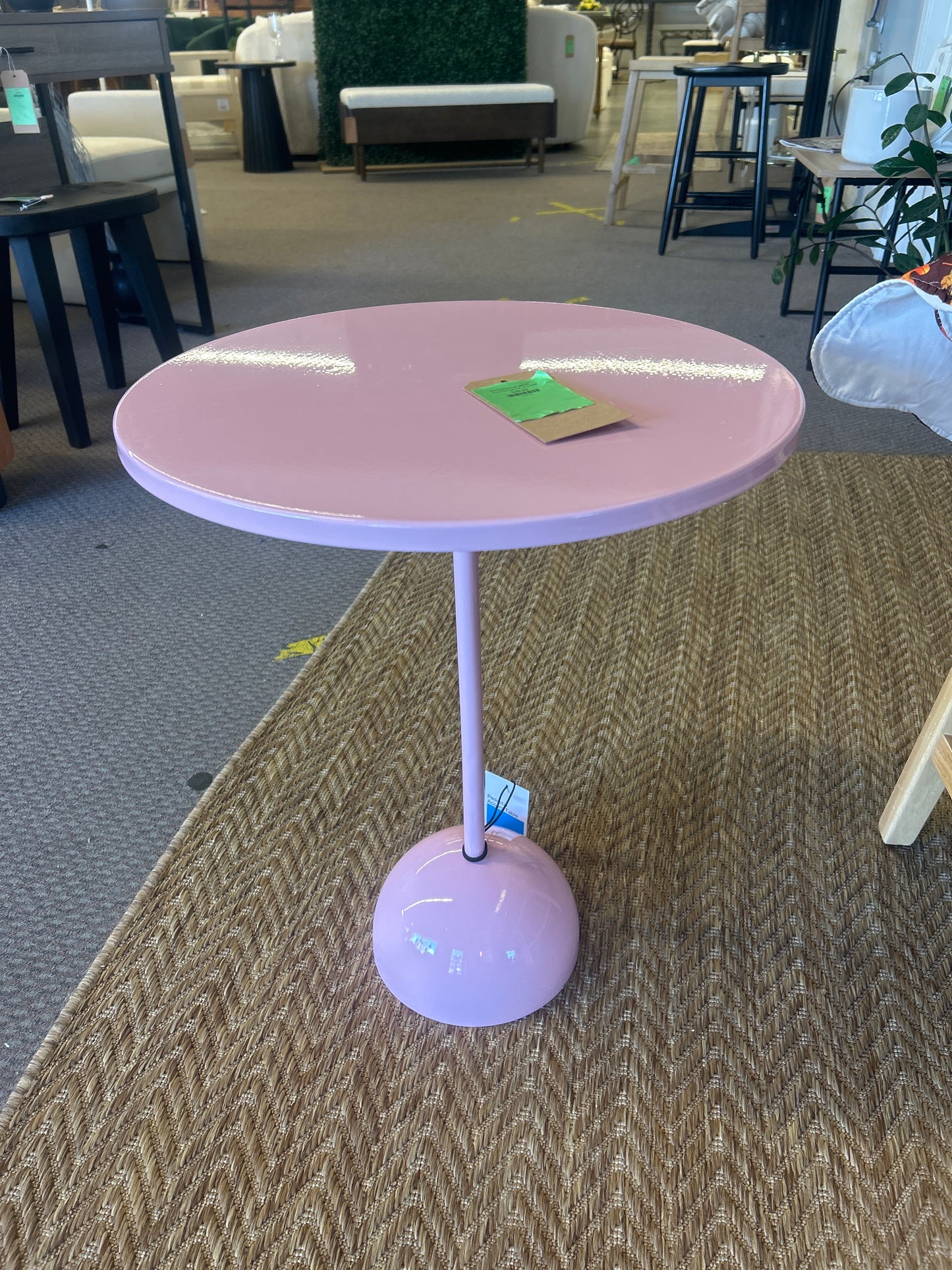 Dorm Pedestal Table Pink - Room Essentials
