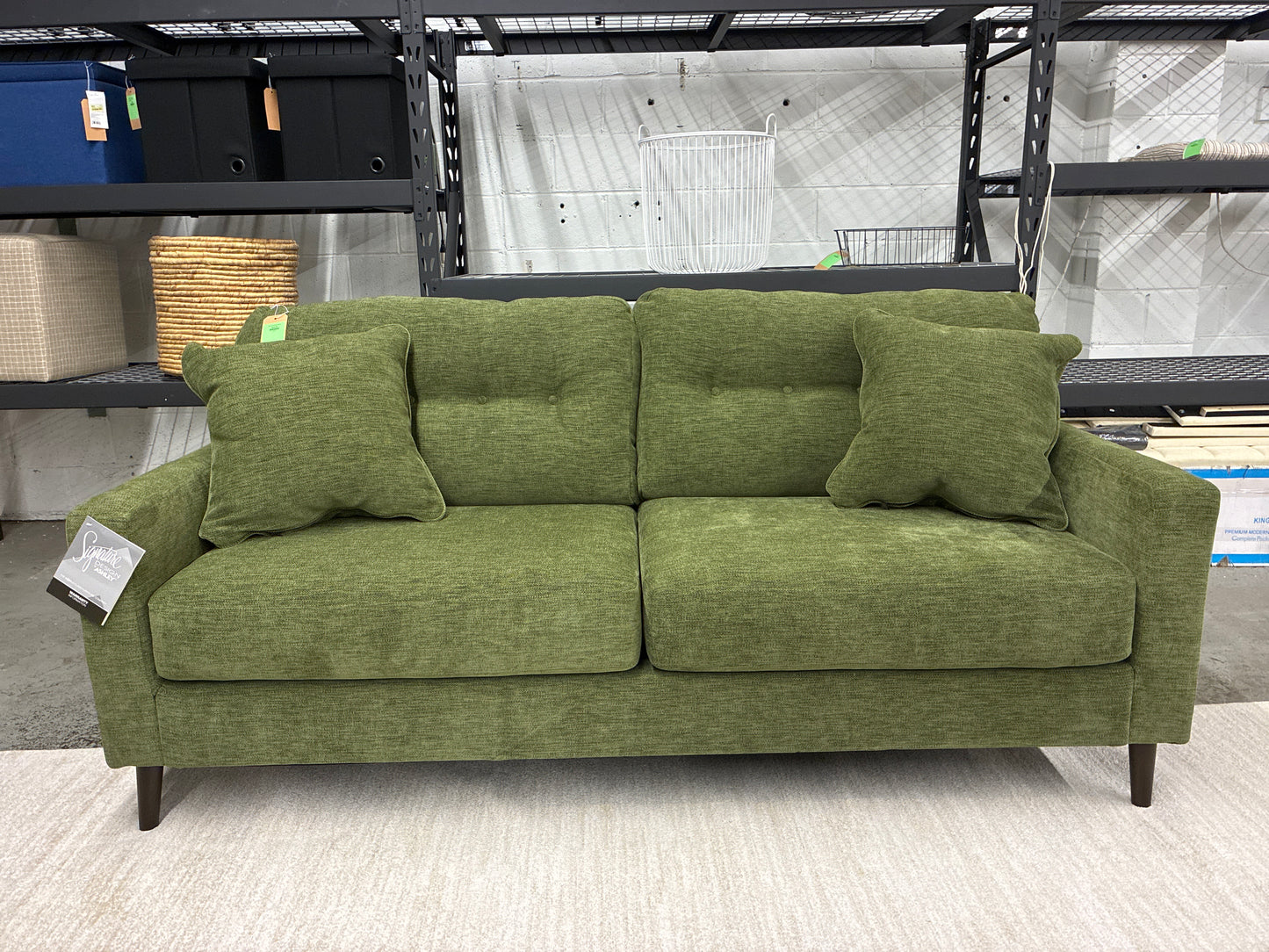 Green Sofa by Ashley Furniture