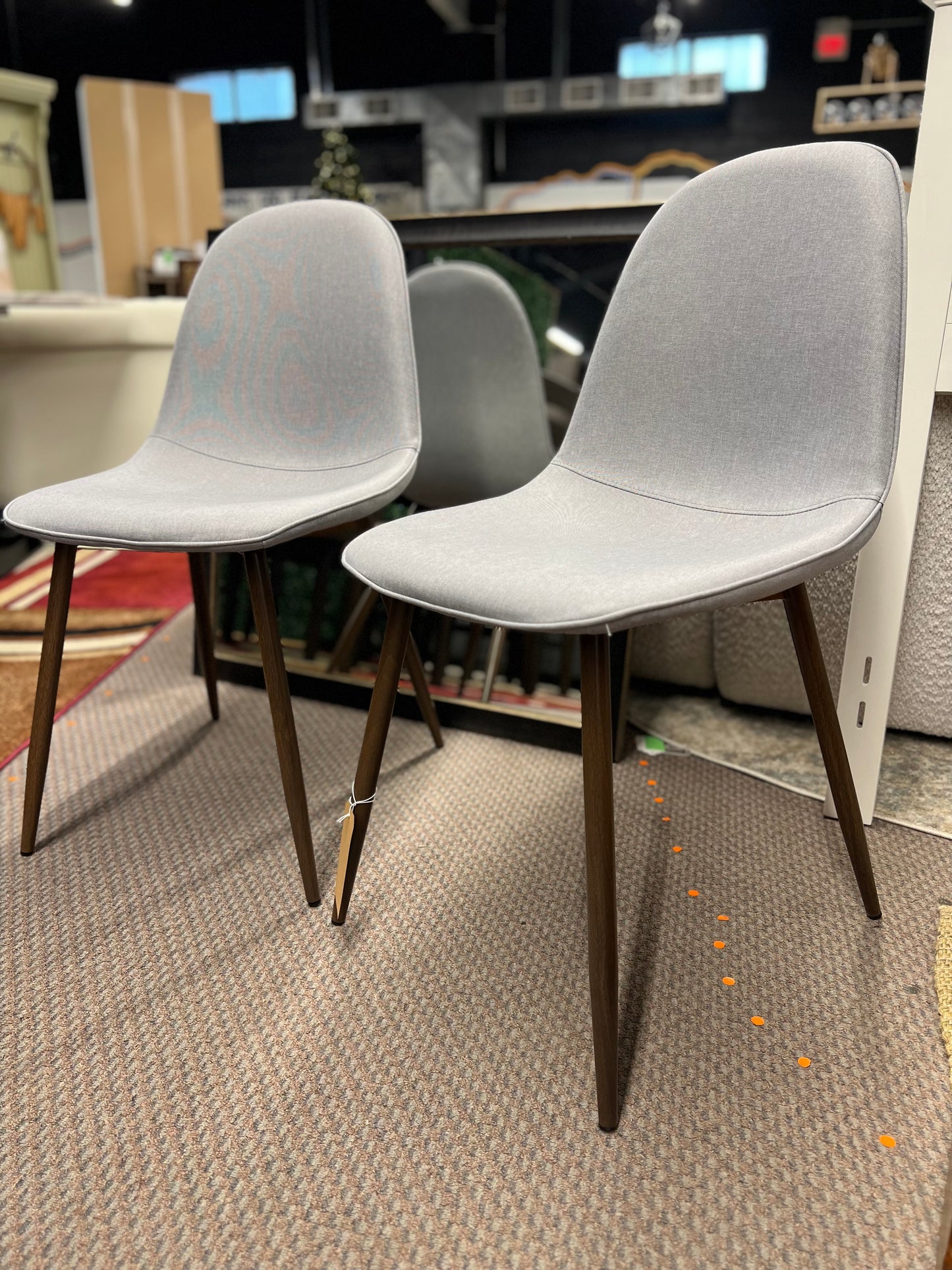 2pk Copley Dining Chairs Light Gray - Threshold - - Retail Price: $130