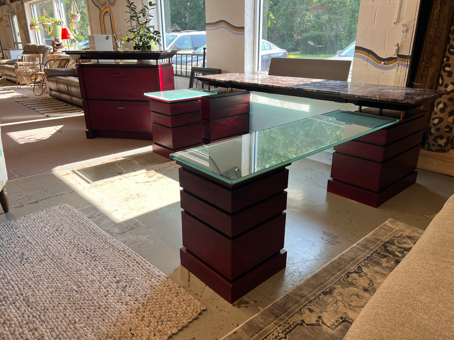 Baller desk *originally $9,000 custom made, *donated by a retired lawyer in town, cannot deliver, you must pick up