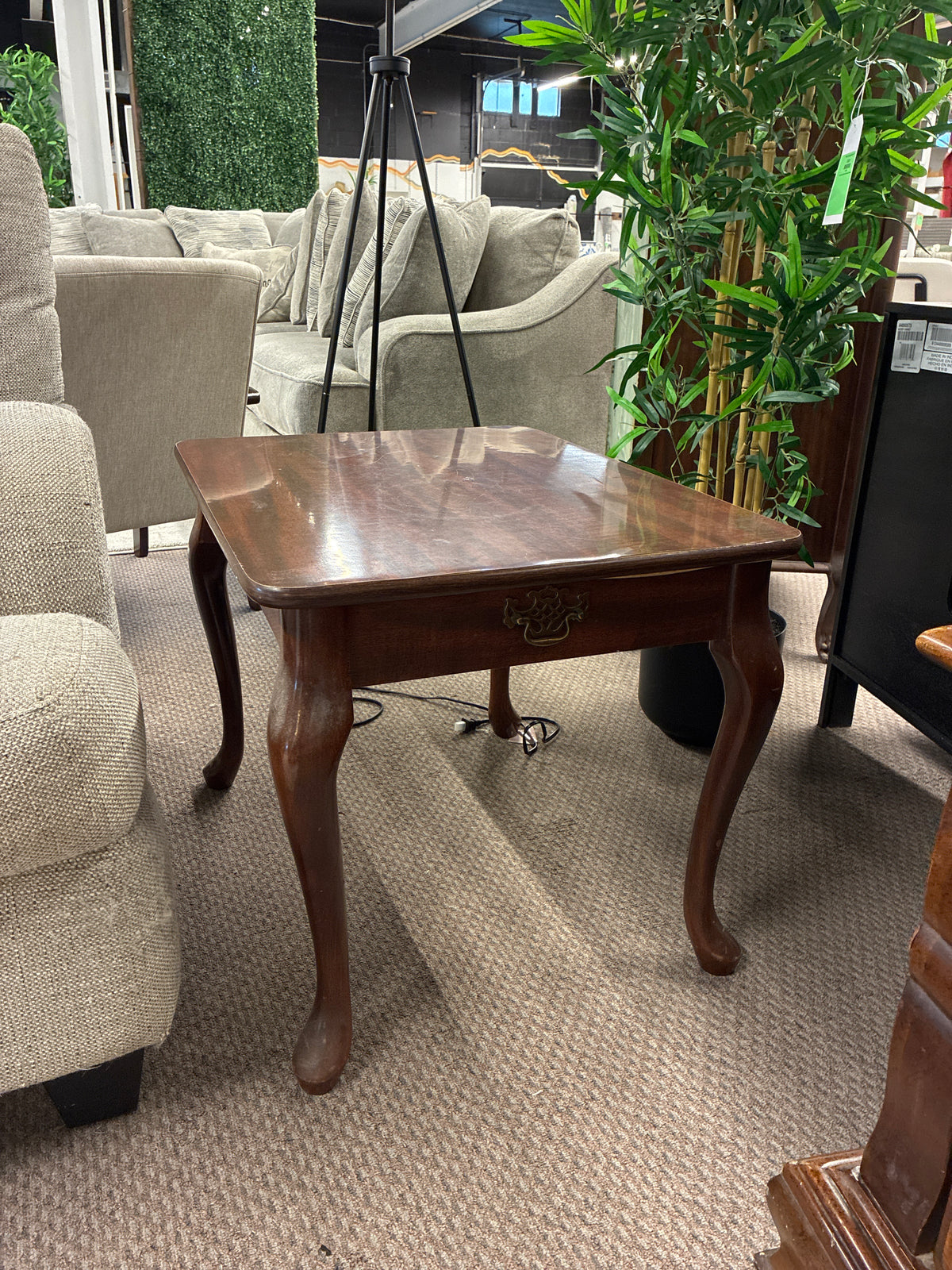 Queen Anne Style End Table *donated