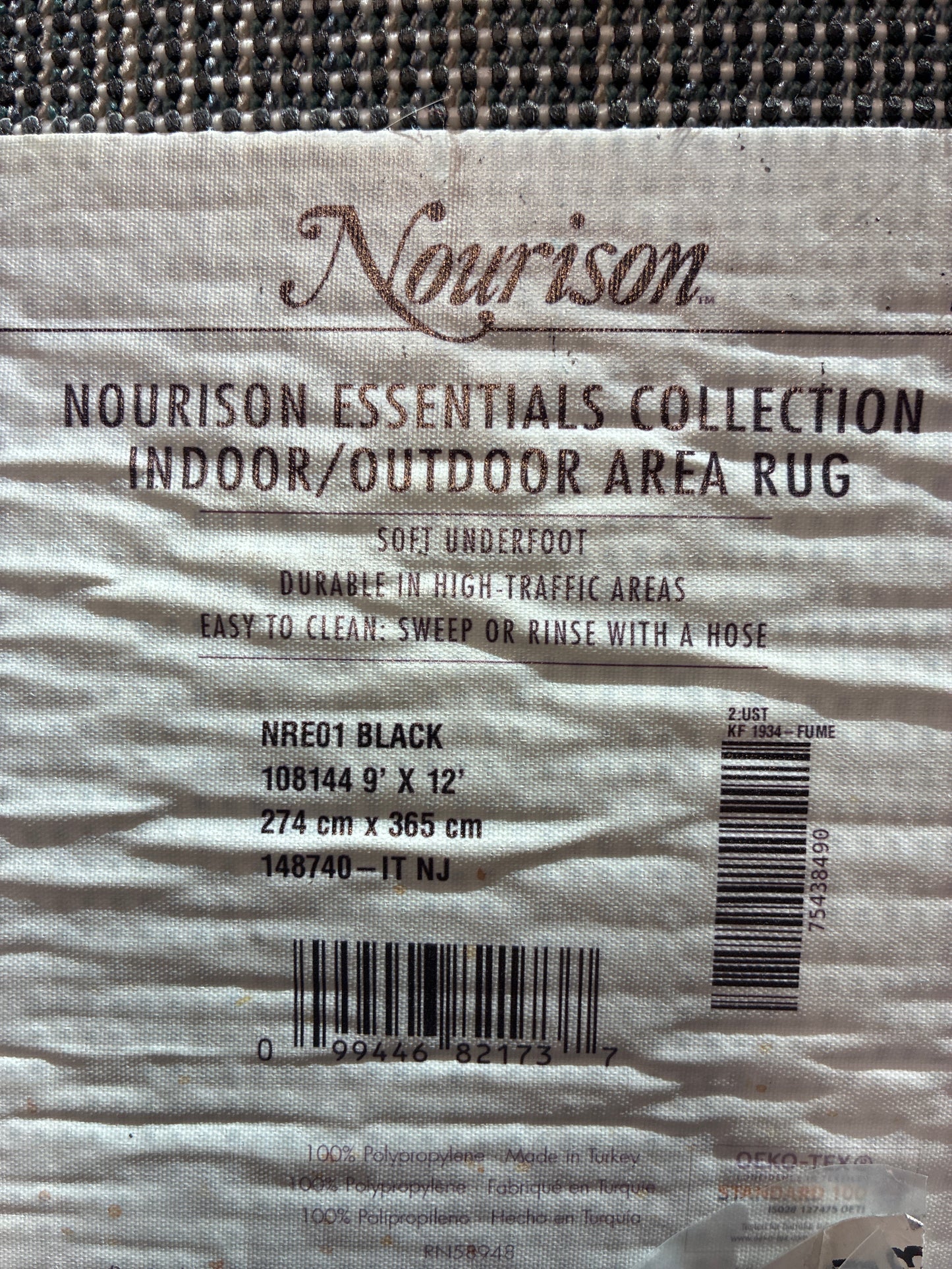 9 x 12 Rug - Nourison Black