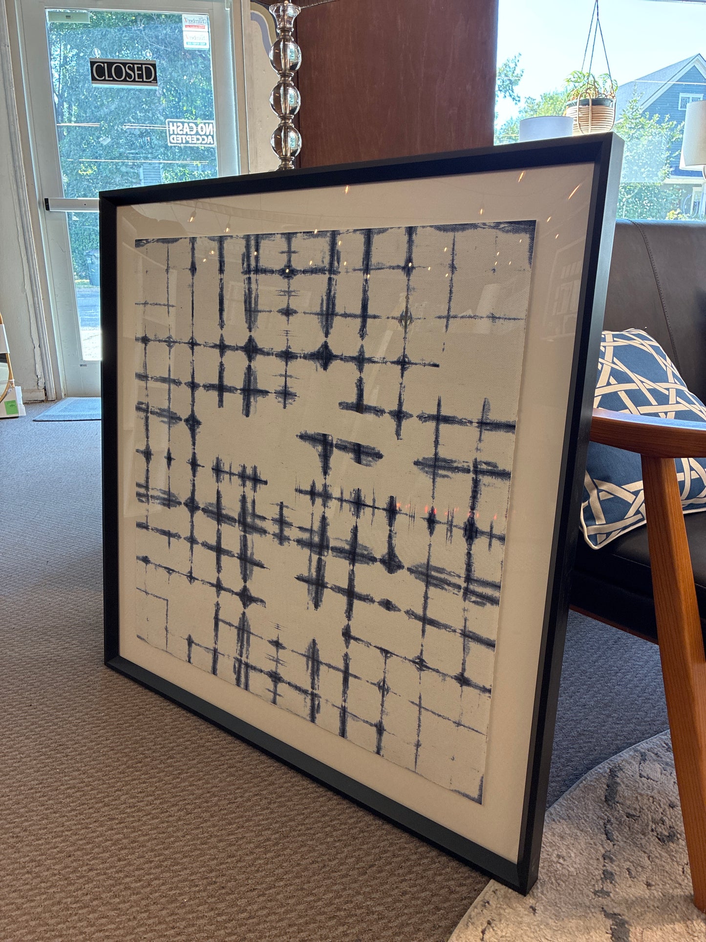 36in Square Framed Art *donated