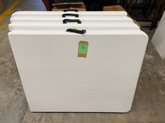 Peakform 6' Folding Banquet Table Off White | Retail Price: $54.99