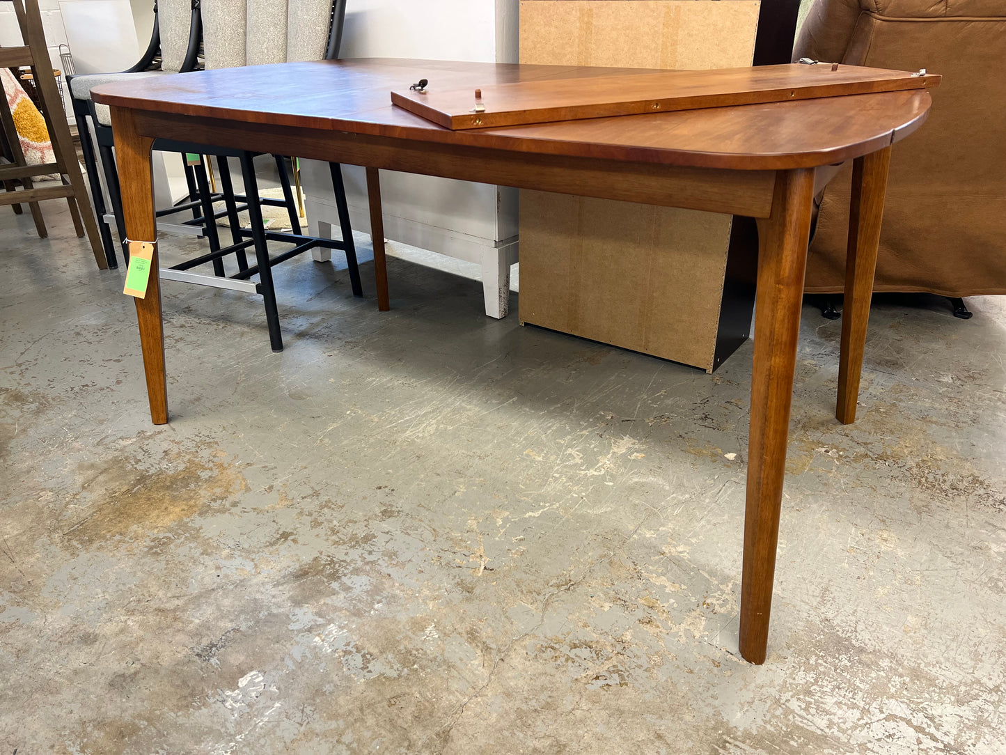 Astrid Mid-Century Extension Dining Table - Threshold™ Retail: $330 COSMETIC DAMAGE