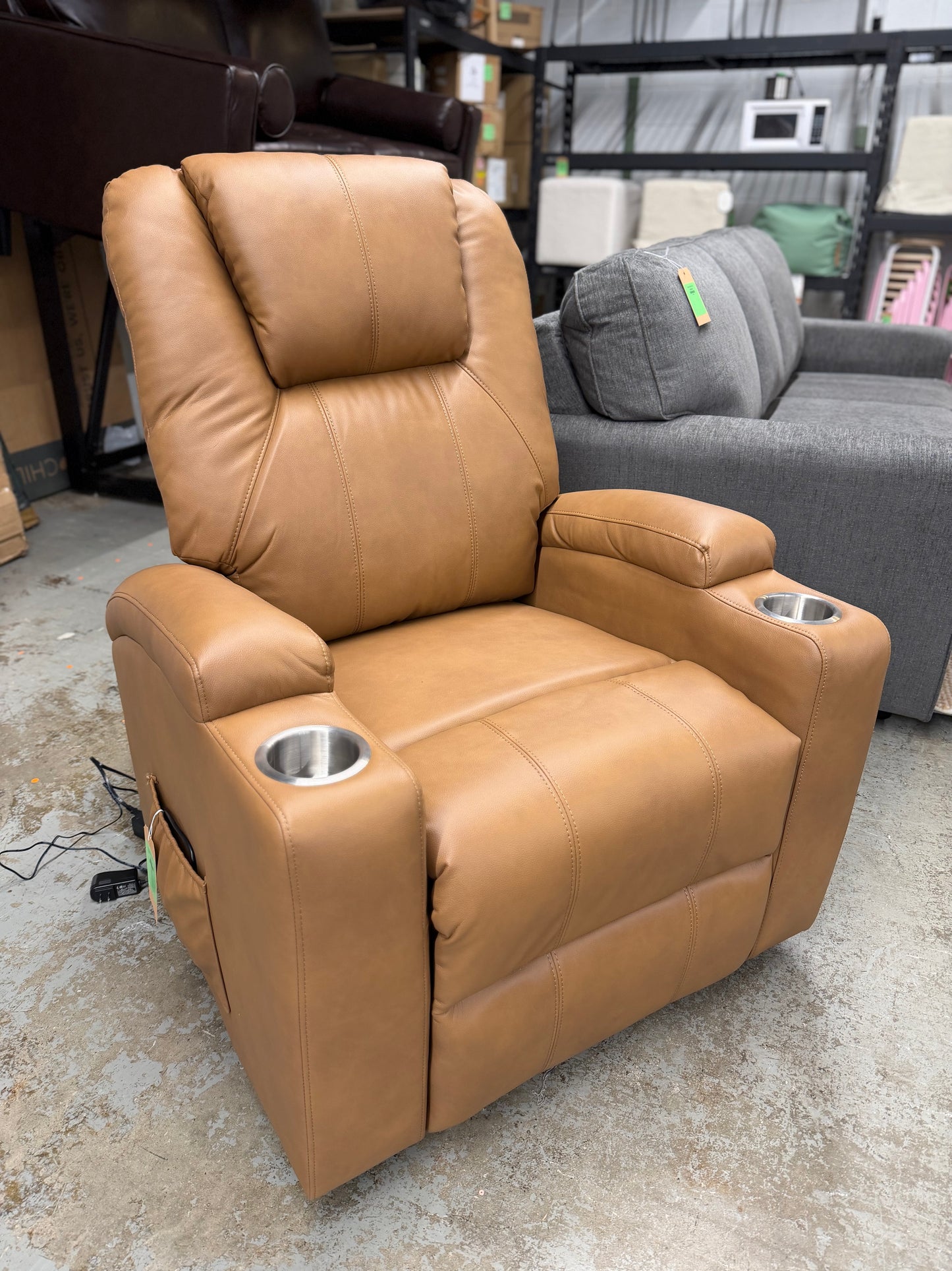 Power Lift Recliner, Camel, by Coaster
