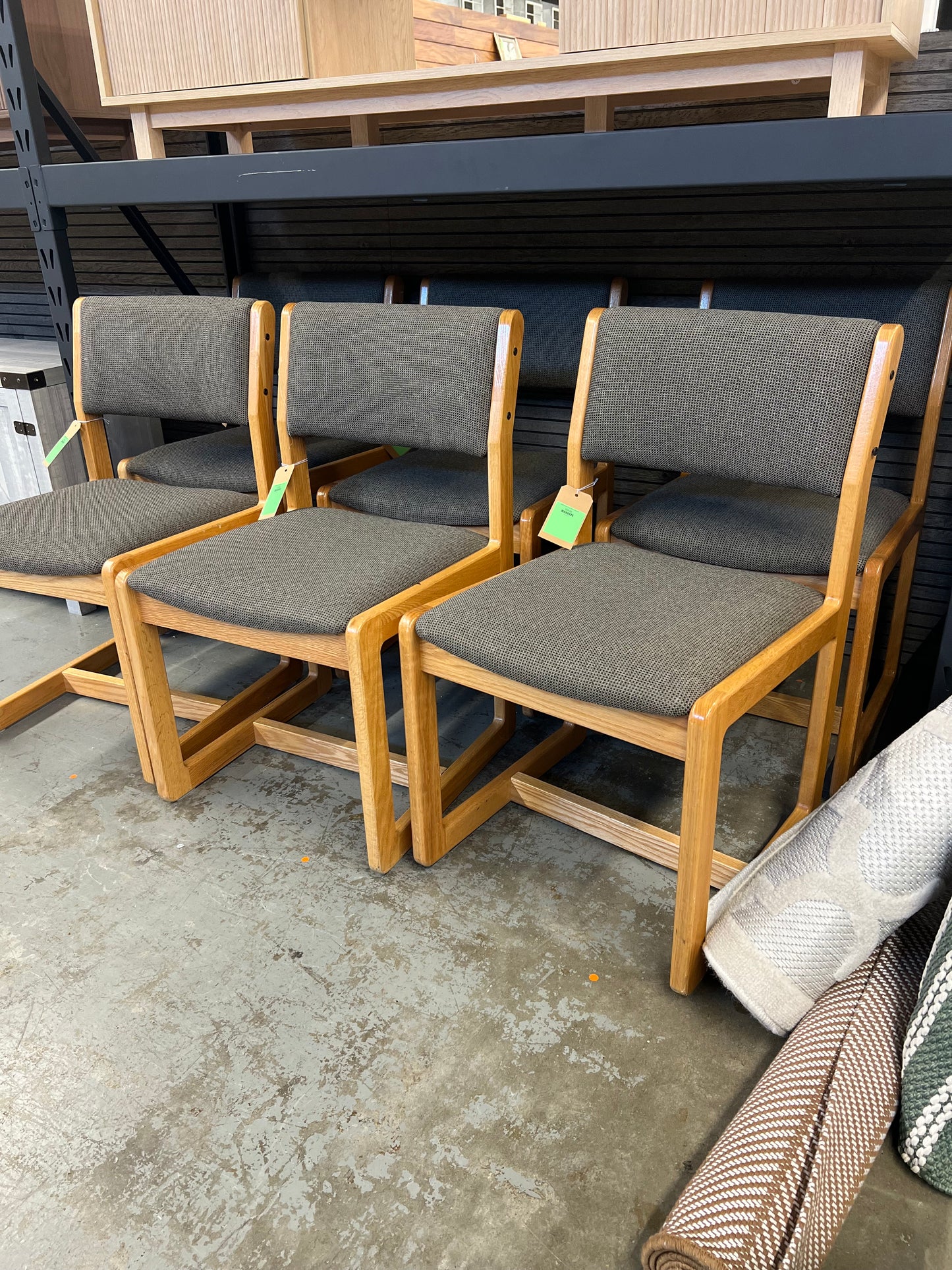 Upholstered Wood Chair *donated