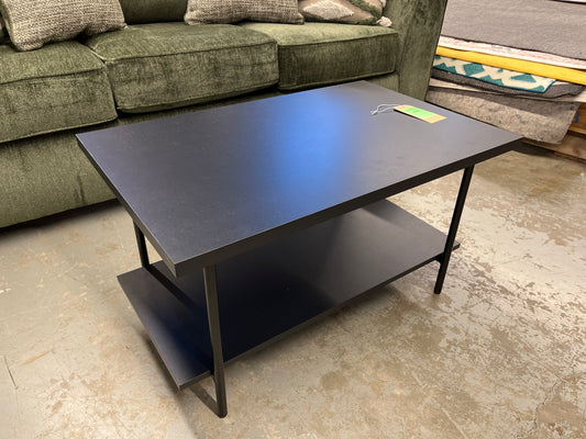 Wood and Metal Coffee Table Black - Room Essentials -  - Retail Price: $42