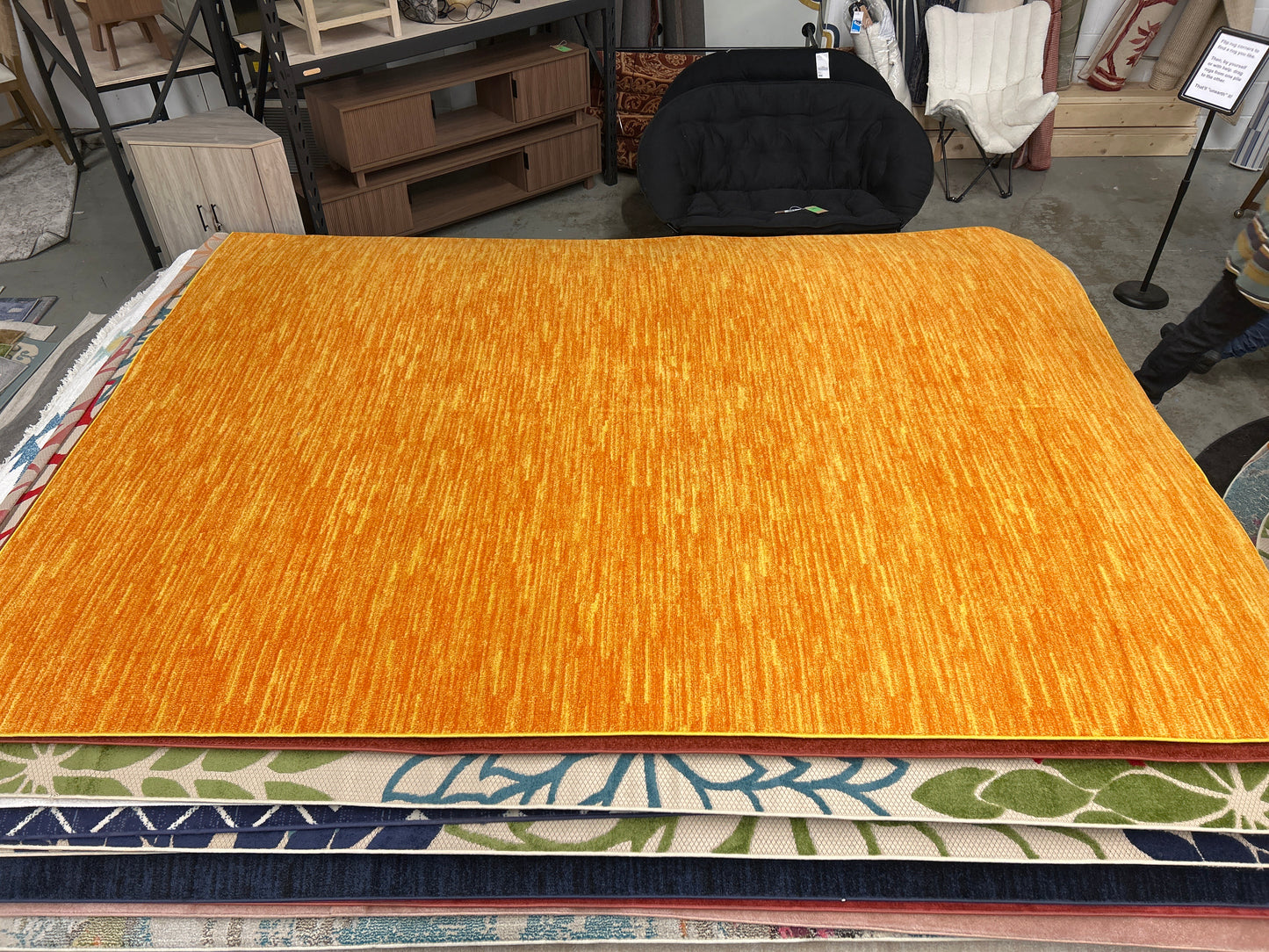 9 x 12 “flame” area rug by Nourison