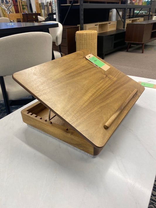 Rossie Home Easel Lap Desk with Storage, Natural Acacia | Retail Price: $69.99
