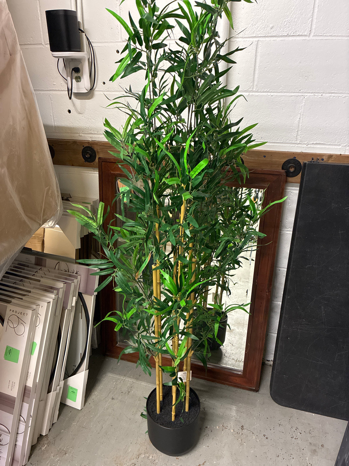 Faux Bamboo Artificial Tree Green – Room Essentials | Retail: $80