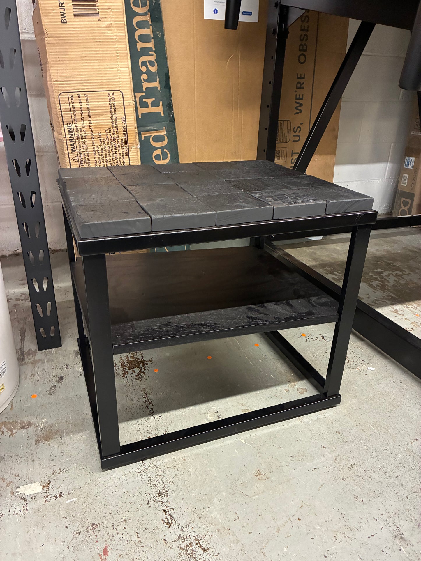 Brodie Charred Wood End Table | Retail Price: $300