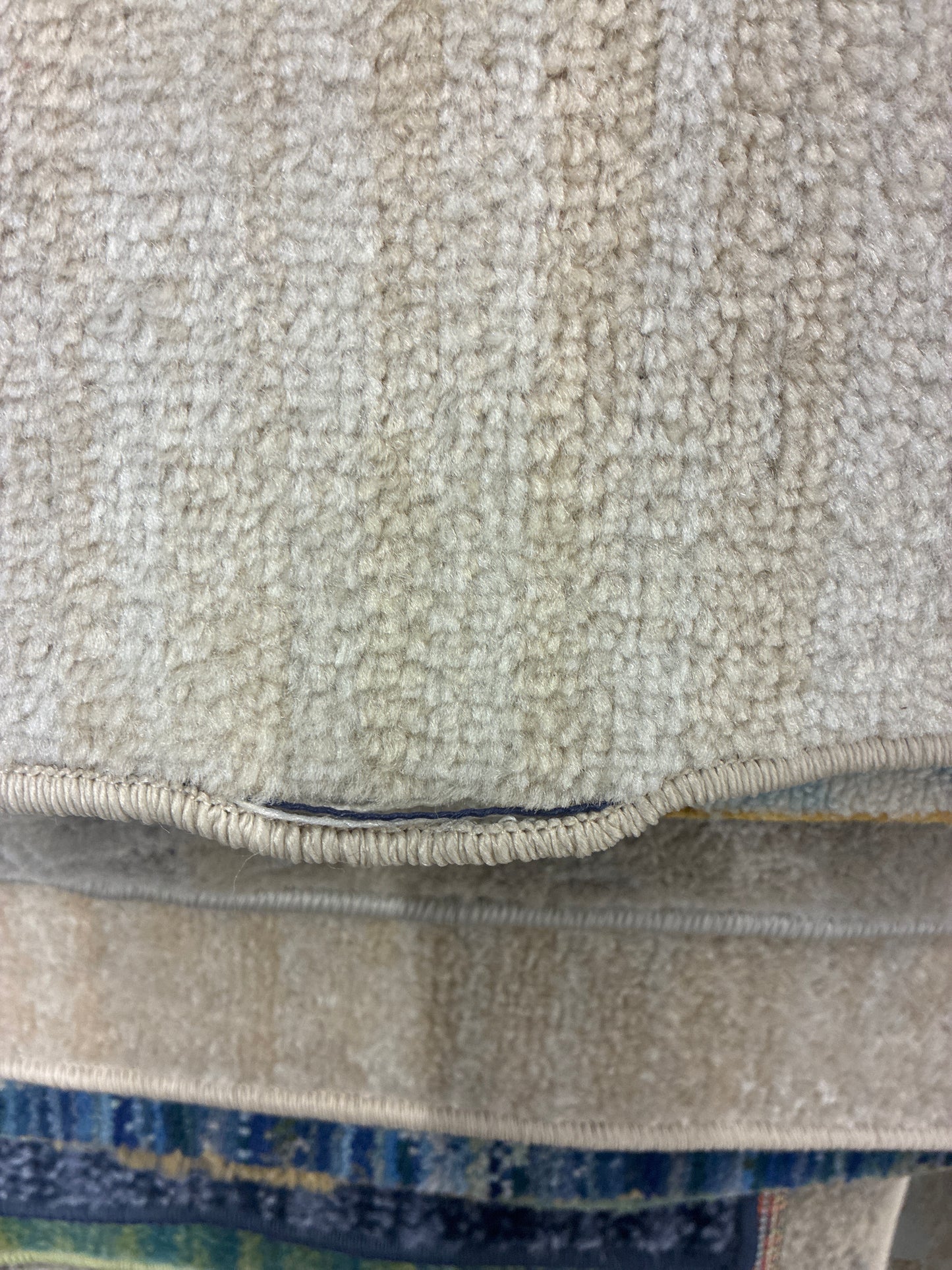 10 x 14 Rug - Nourison Beige - AS IS flaw in edge ~4 inches