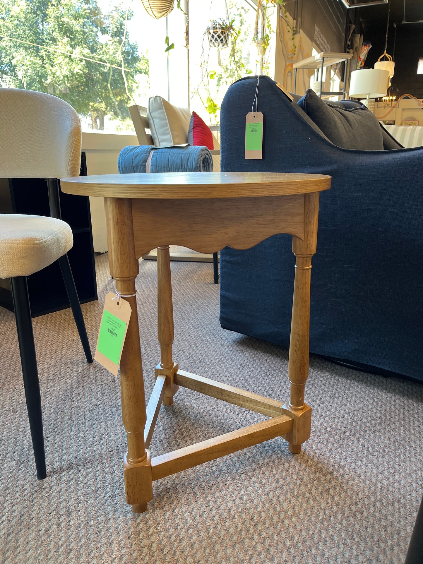Scalloped Rattan Accent Table - Threshold designed with Studio McGee  | Retail Price: $170