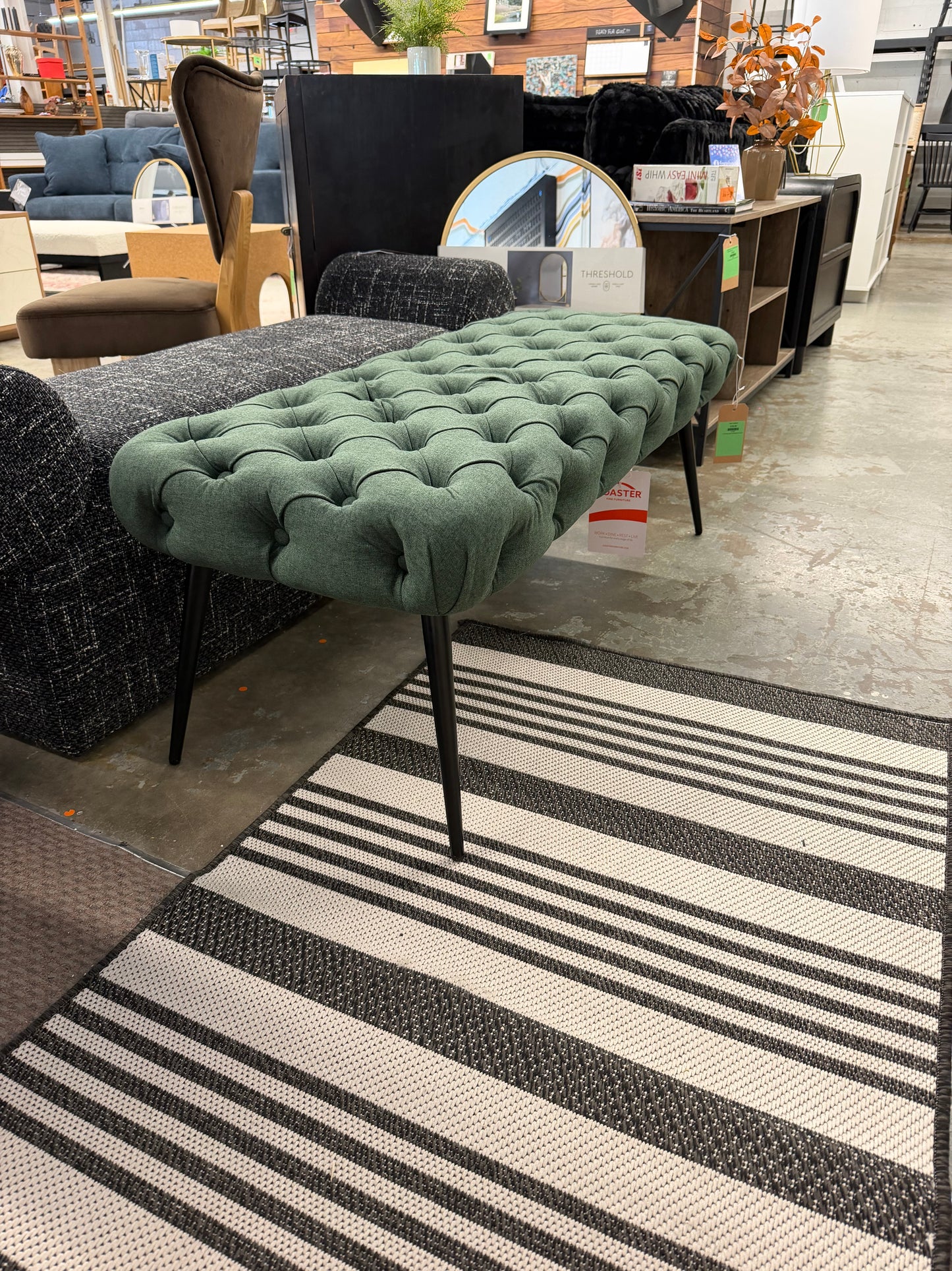 Toulon Teal Bench