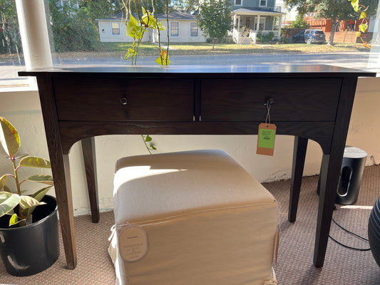 Palma 46" Arched Console Table: Hardwood Frame, 2 Drawers, Rectangular Top - Threshold designed with Studio McGee | Retail Price: $350