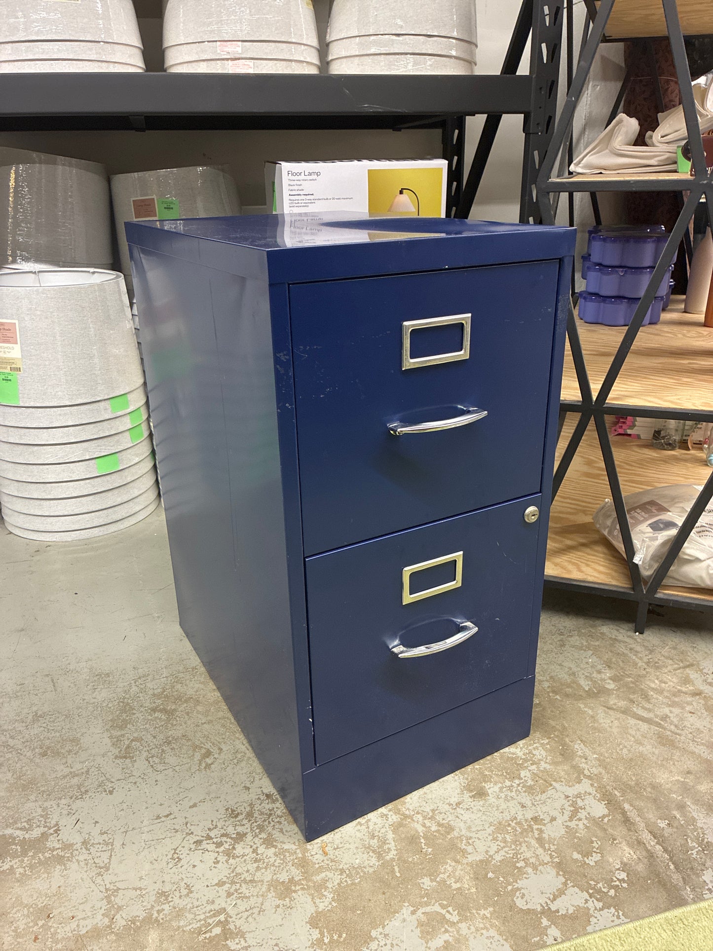 2 Drawer Filing Cabinet *donated in fair condition