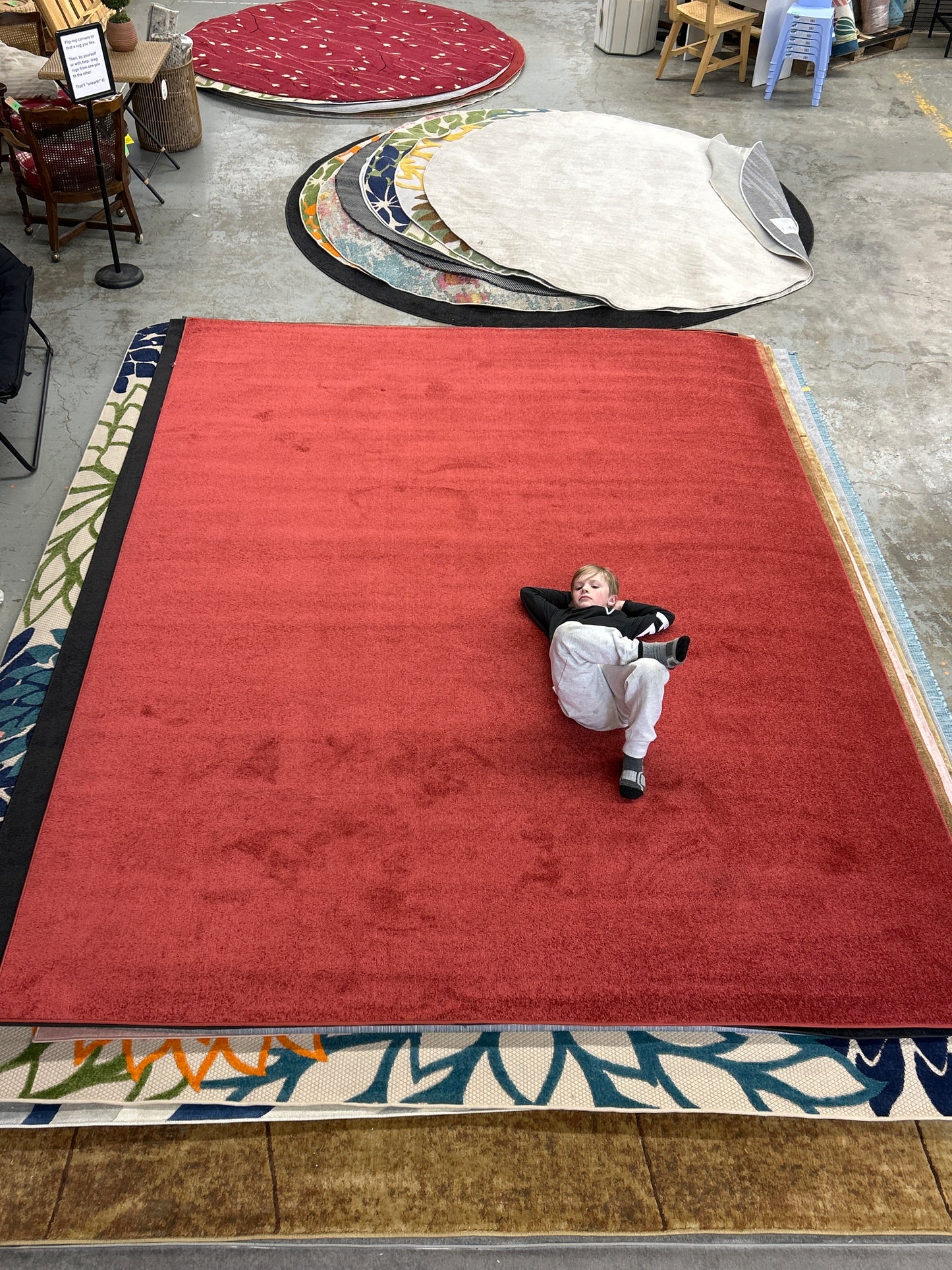 9 x 12 solid red area rug 