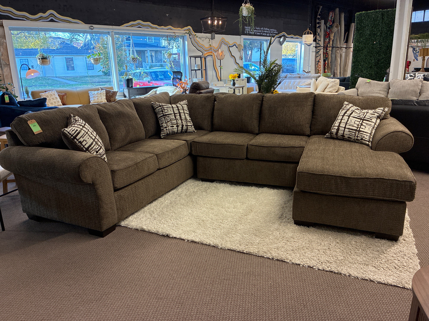 Silverton Coffee Sectional (LAF + RAF + Ottoman) | Retail Price: $1787.5