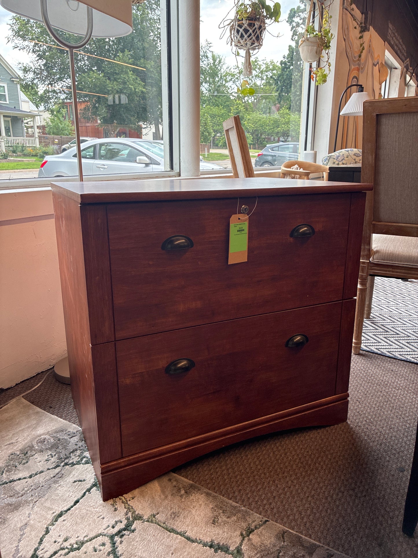 Croft 2 Drawer Wooden File Cabinet *donated