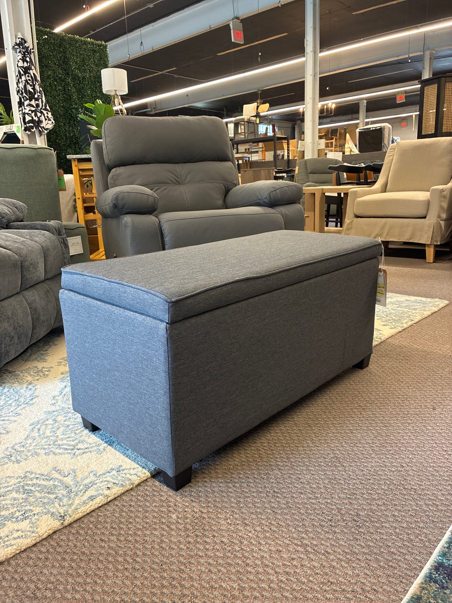 Double Storage Ottoman Dark Gray - Room Essentials — Retails elsewhere unassembled for $80.0 | Highly Rated | Bestseller