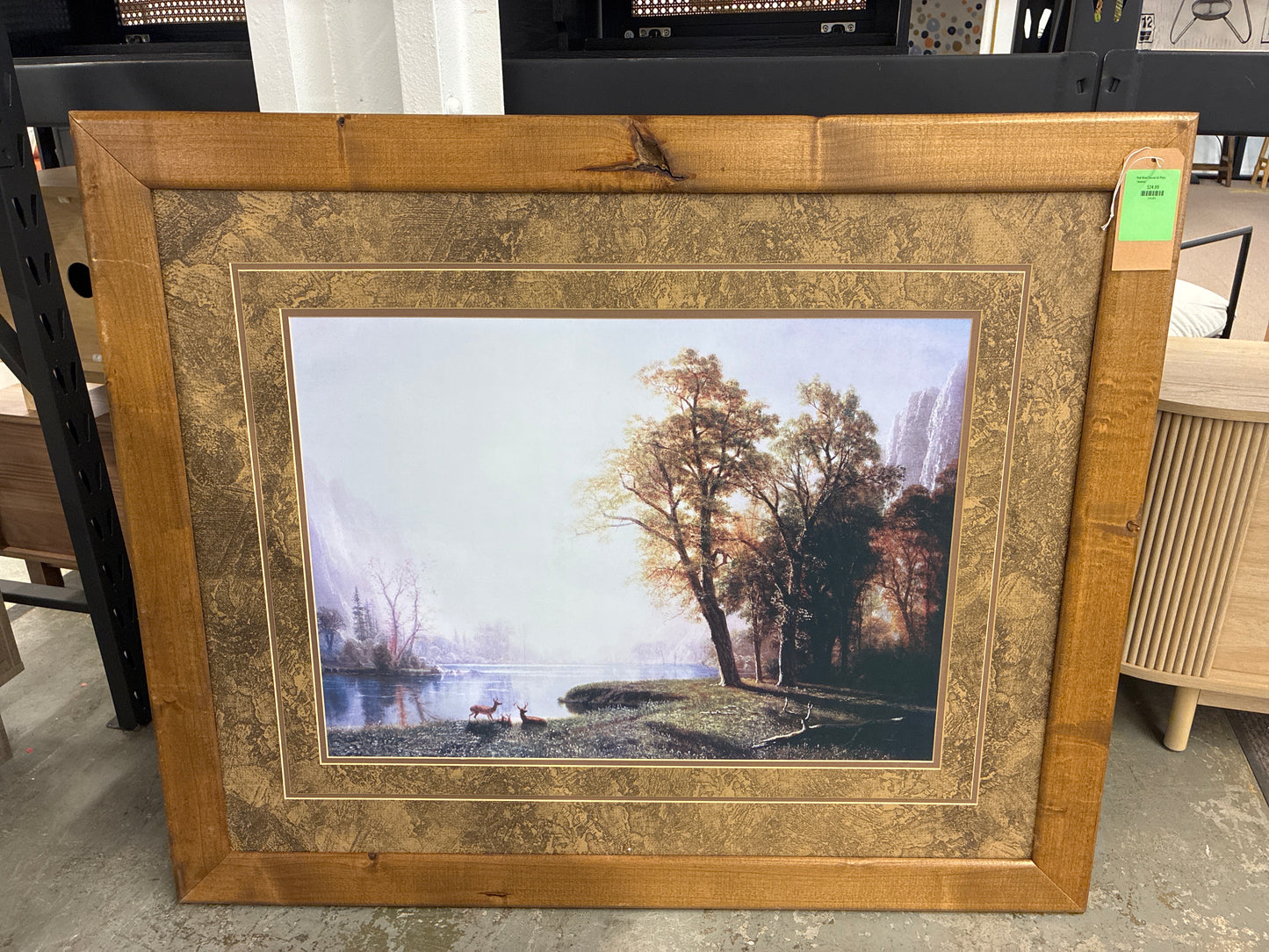 Real Wood Framed Art Piece *donated