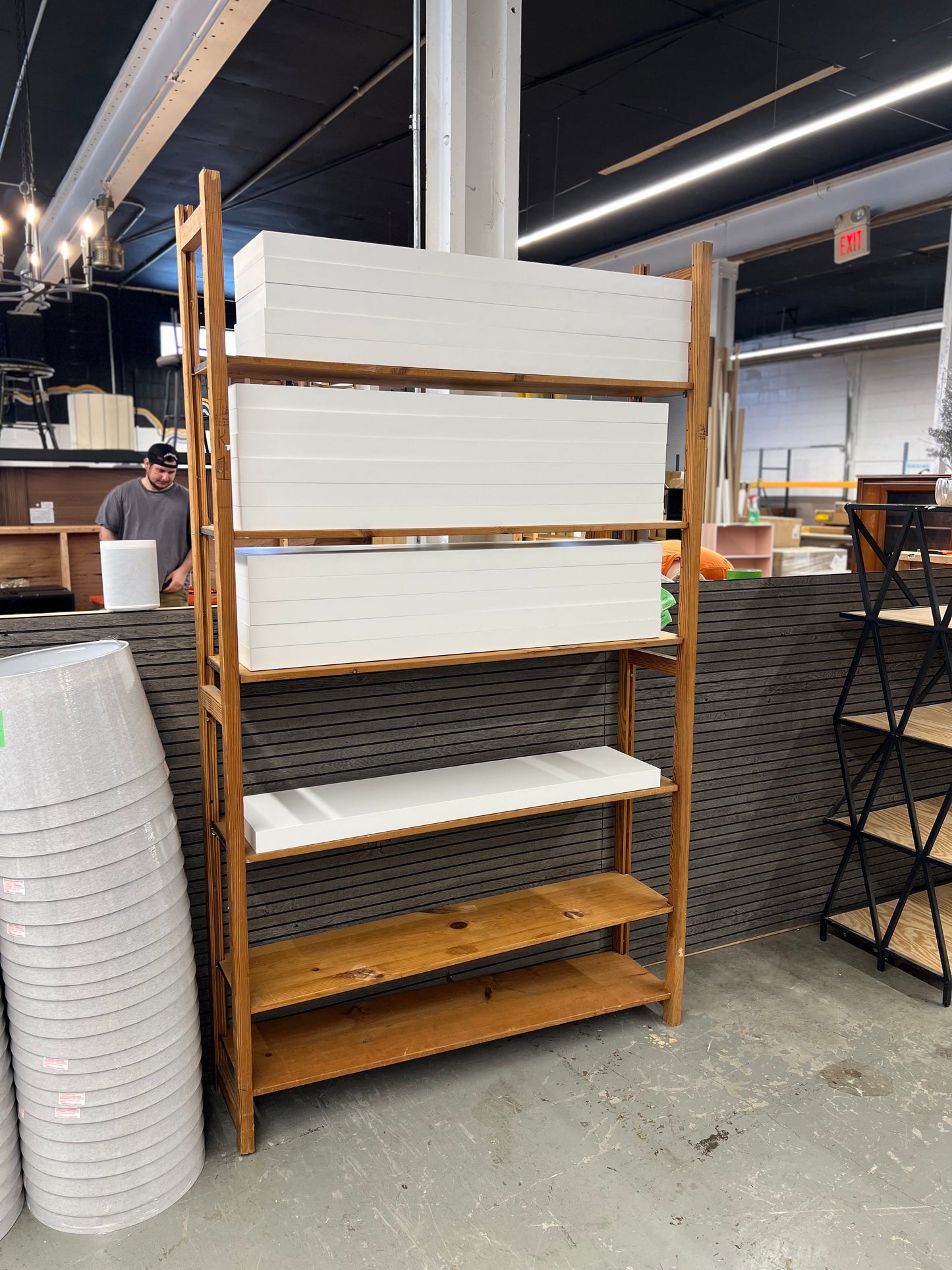 IKEA Lack White Wall Shelf | Mounting Hardware Included | Retail Price: $30