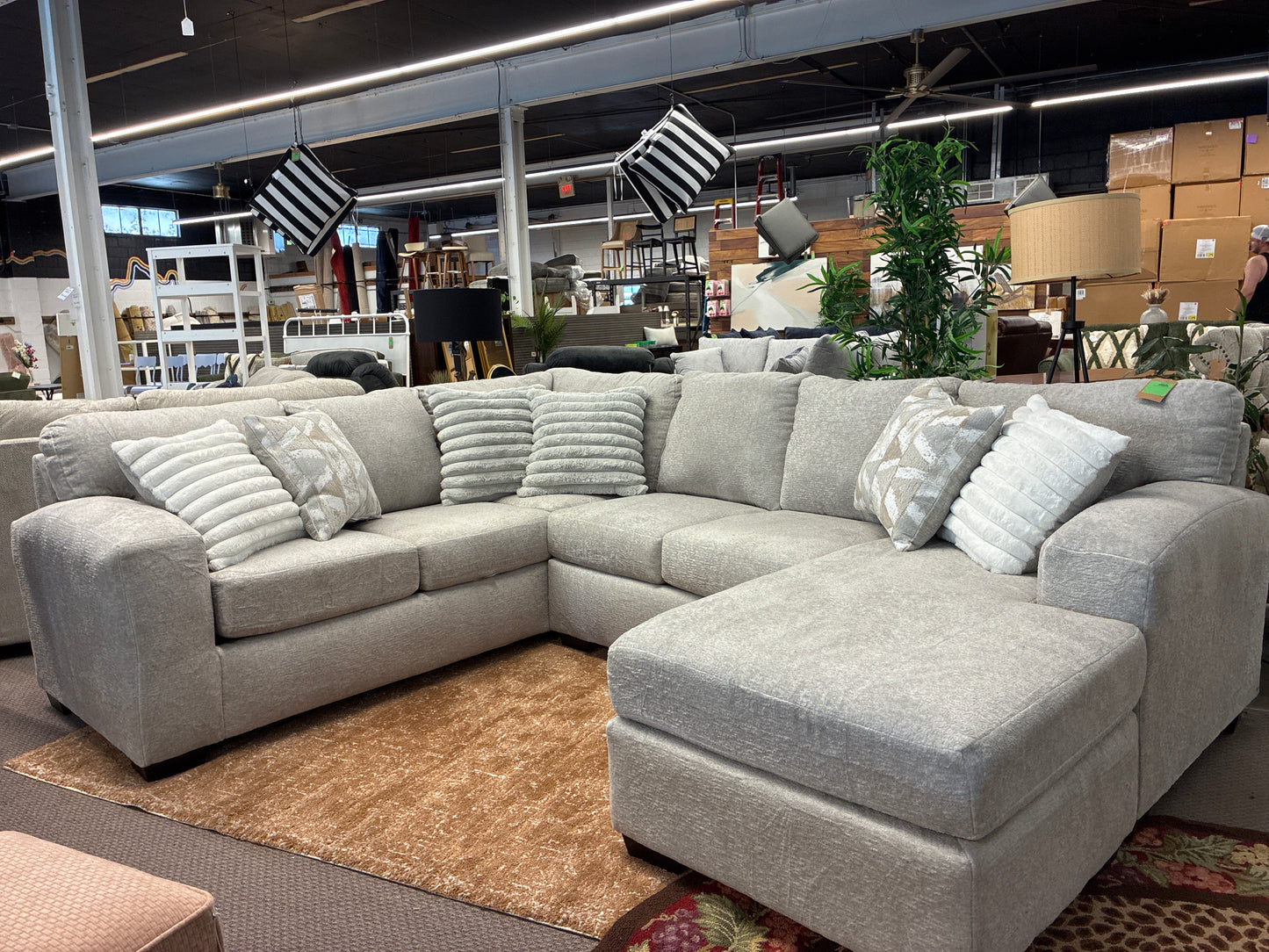 Posh Dove Sectional