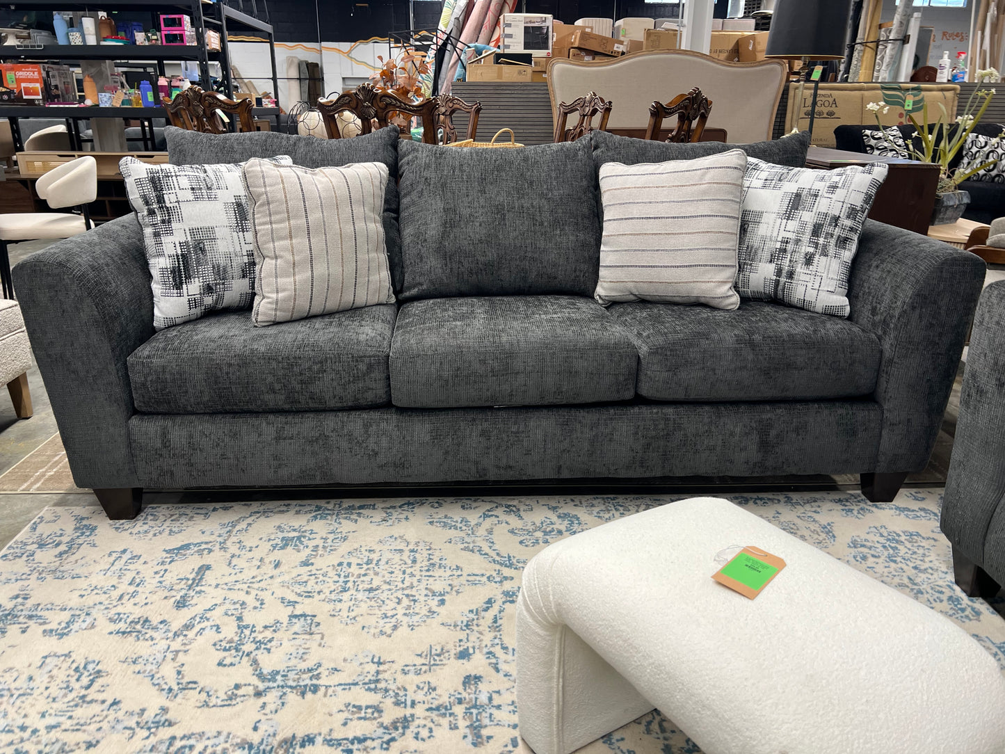 Wow Dusk Sofa + Floating Ottoman | Retail Price: $765.875