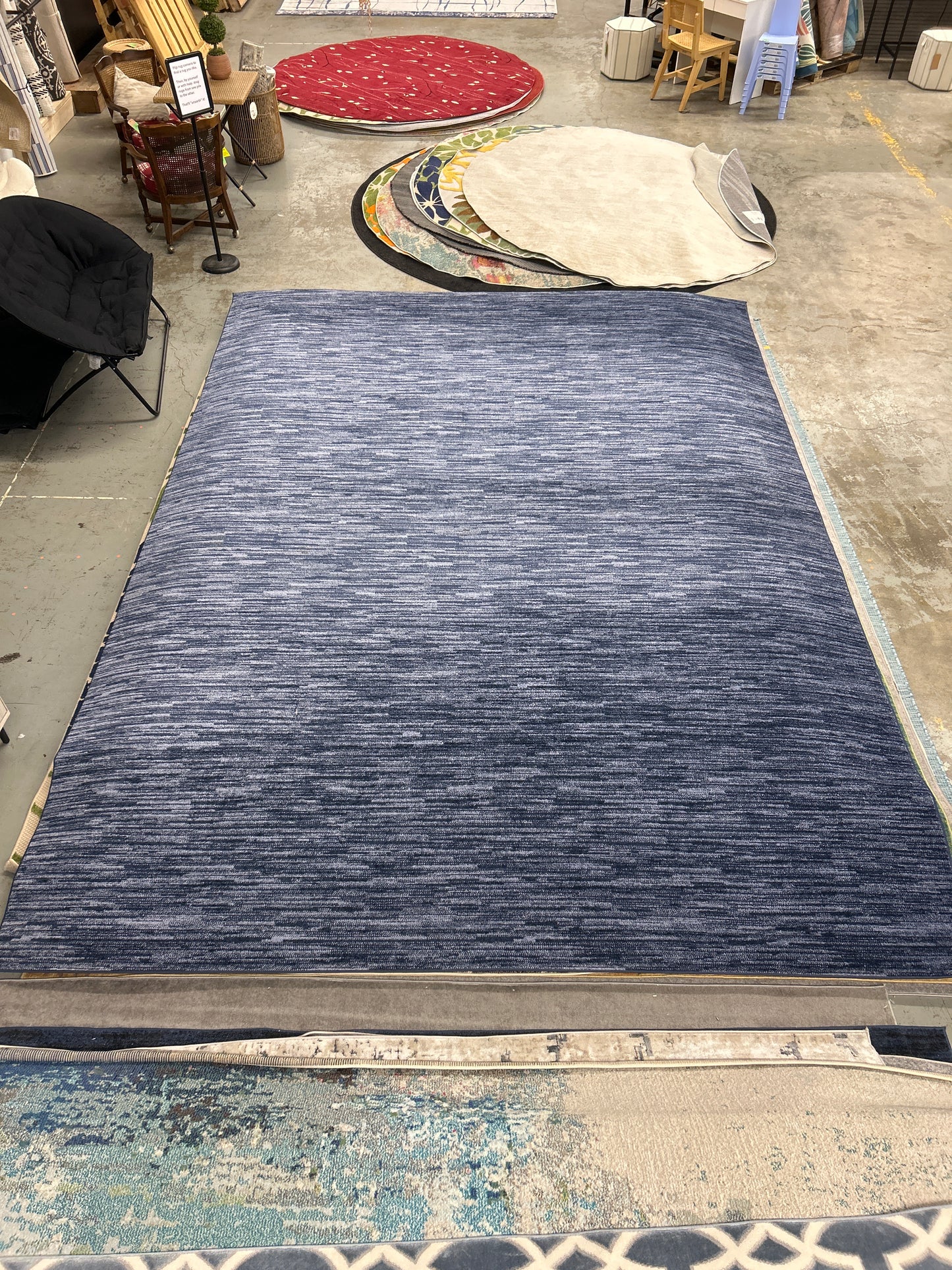 10’ x 14’ “the waves” area rug