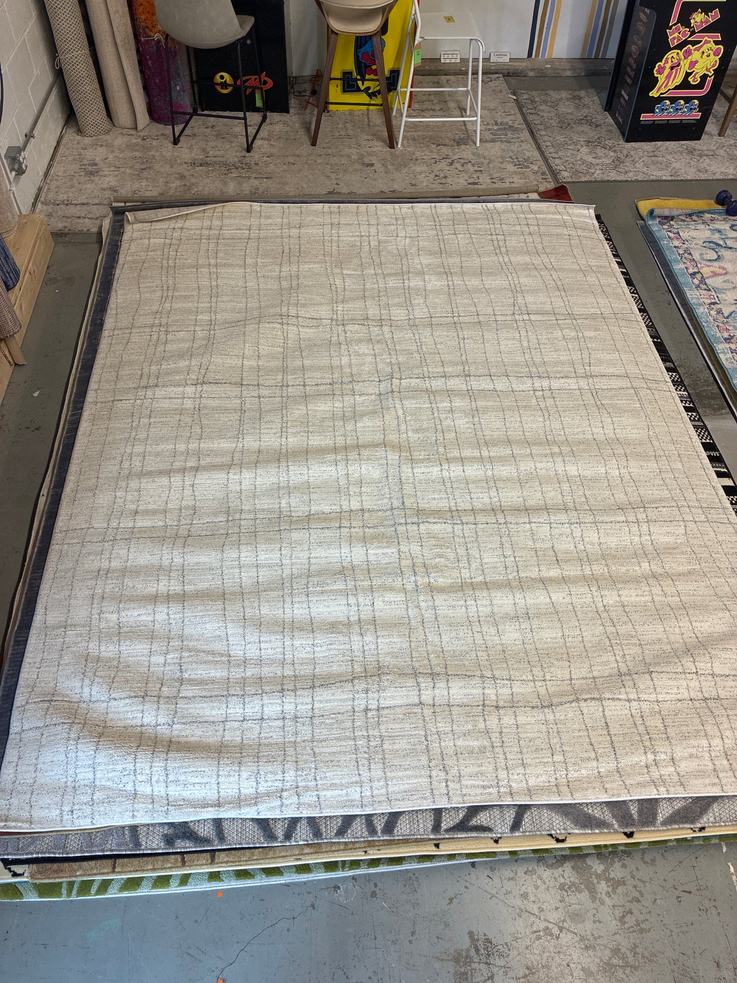 8 x 10 Area Rug Andes Ivory Gray | ID 14191