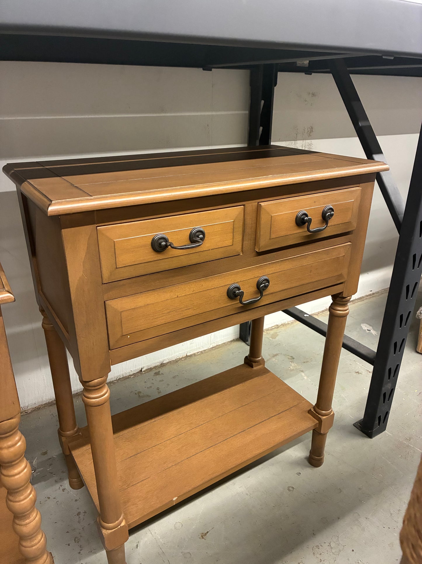 Primrose 3 Drawer Console Table in Brown | Retail Price: $212