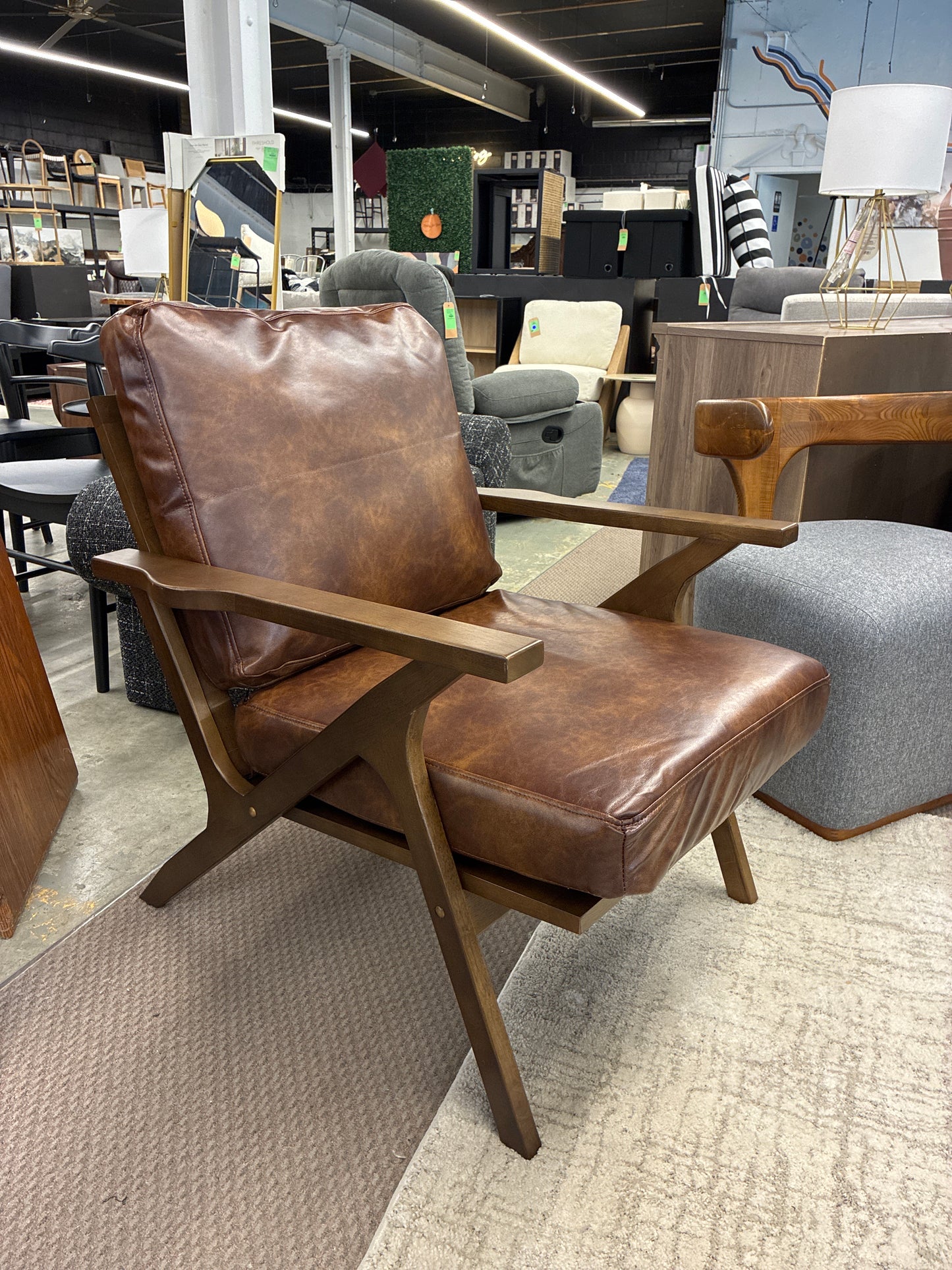 Guyou Mid Century Accent Chair