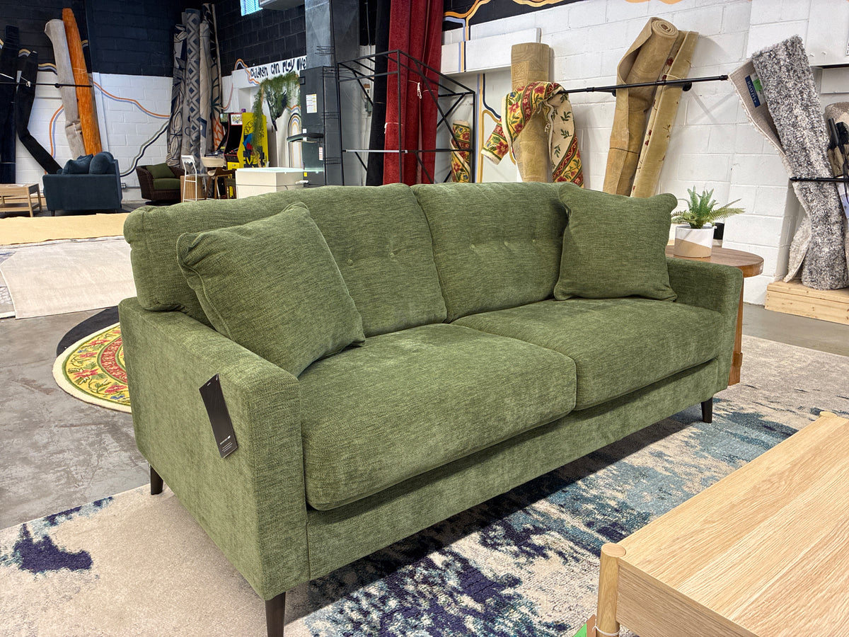 Bixler Sofa in Olive Green