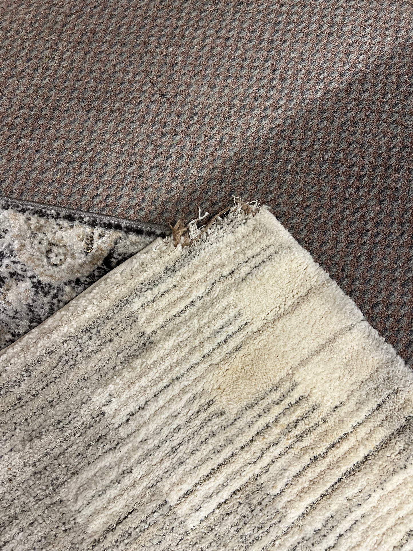 Threshold Rug 5 x 7 AS IS Torn Corner