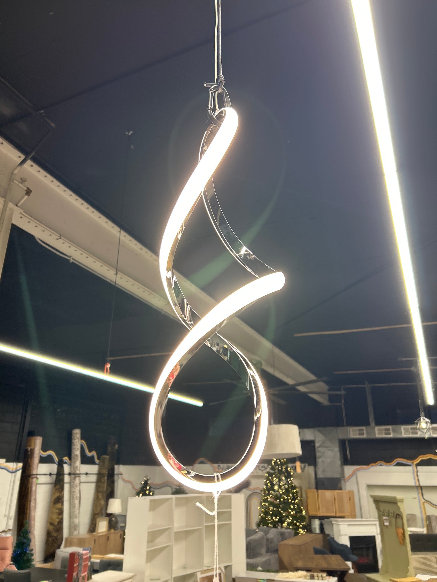 Fralick 1-light chrome LED dimmable light fixure - retails for $199