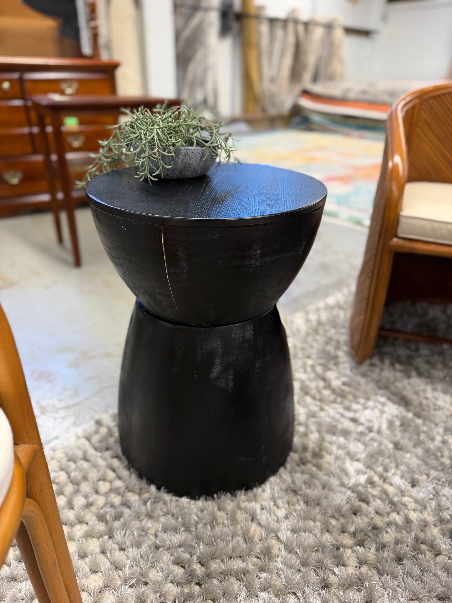 Prisma Side Table Retail: $95 AS IS SPLIT