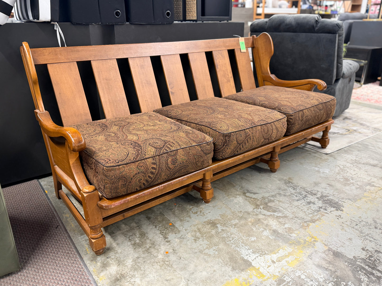 Wood Bench *donated, needs cushions