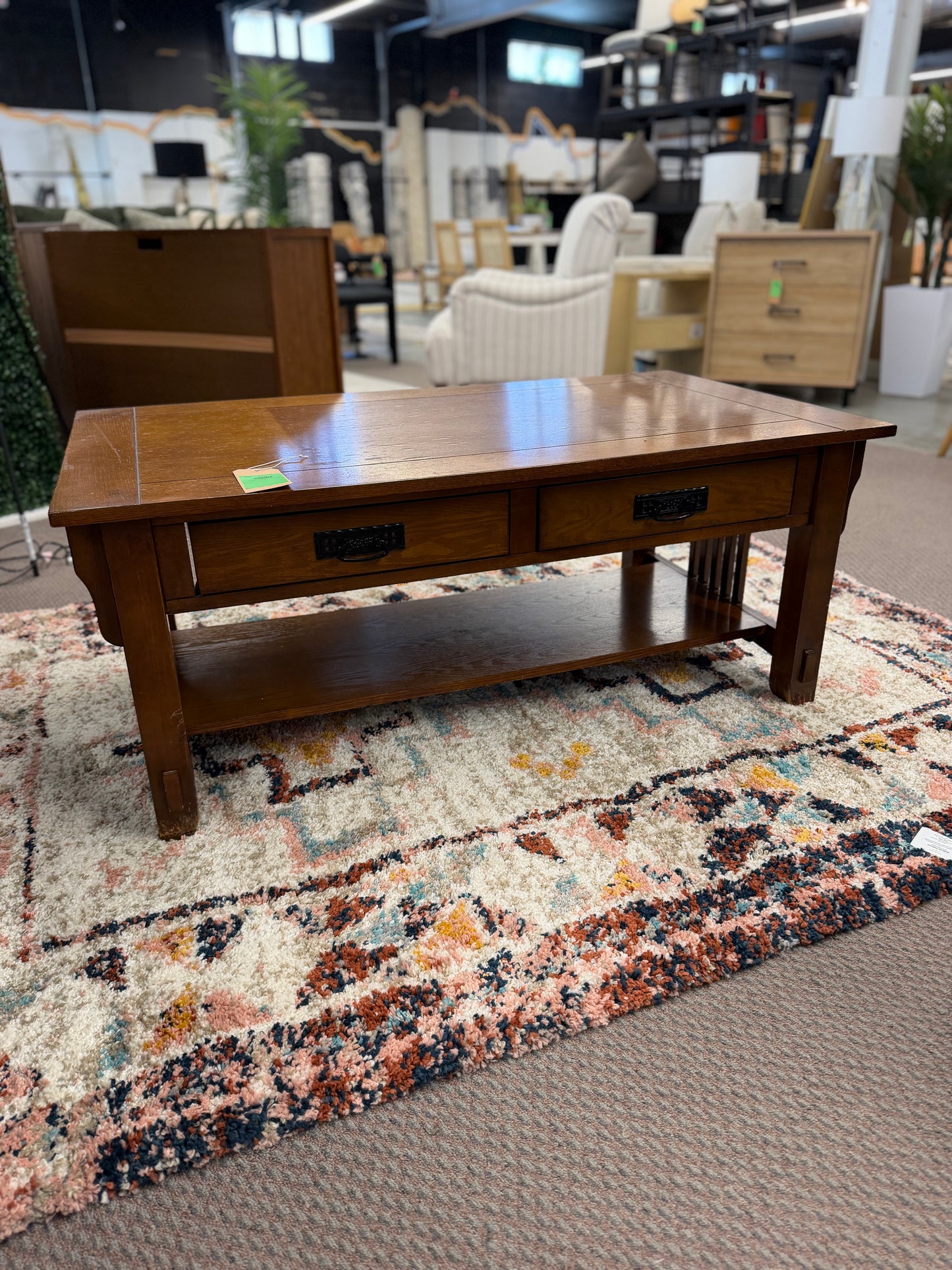 Mission Coffee Table *donated AS IS Cosmetic