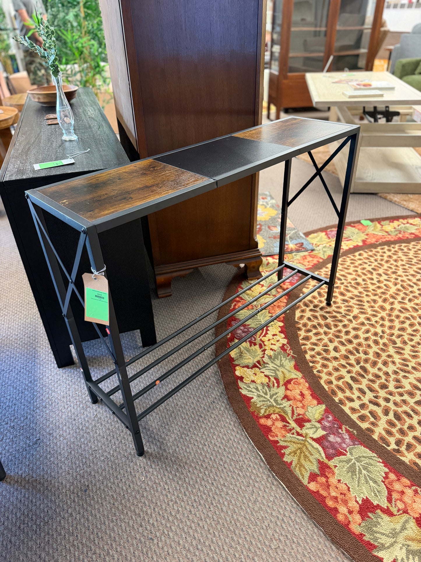 Metal Side Table Console *donated