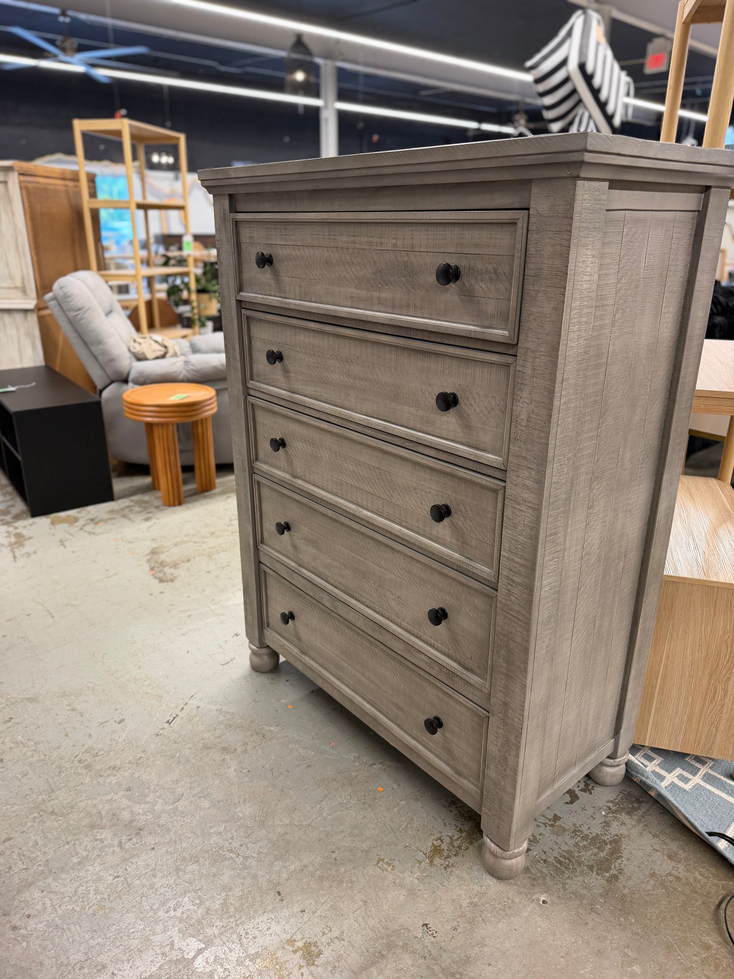 Harrastone 5 Drawer Dresser Retail: $865+