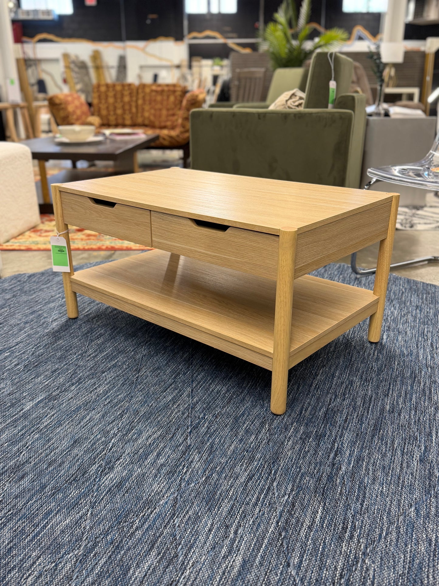 Scandi Coffee Tables Table With Drawers Natural - Room Essentials™ Retail: $130