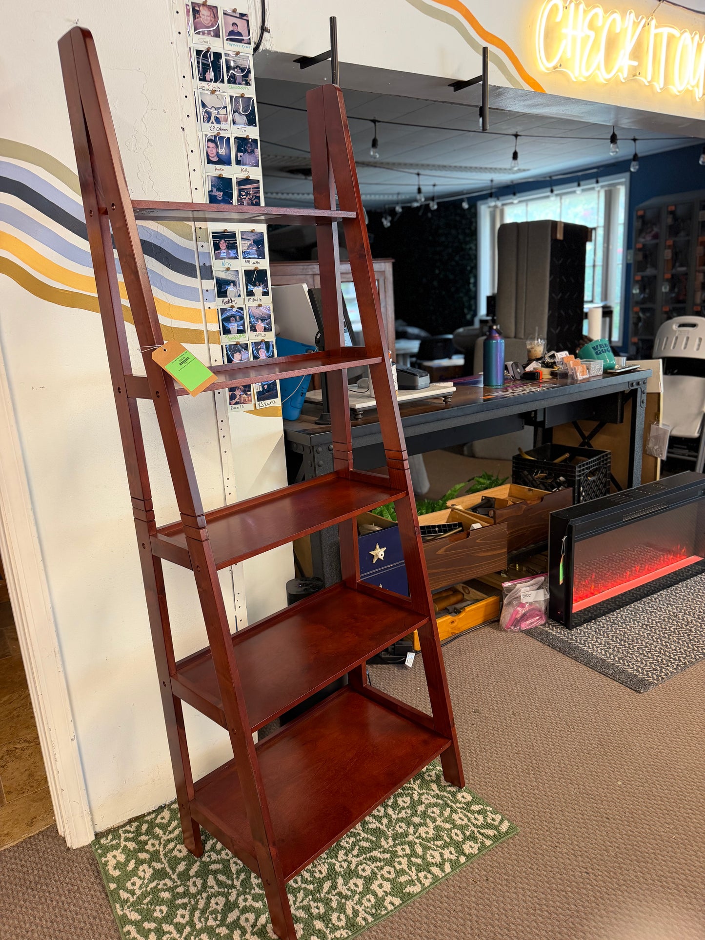 Linon Ladder Book Shelf Retail: $147+