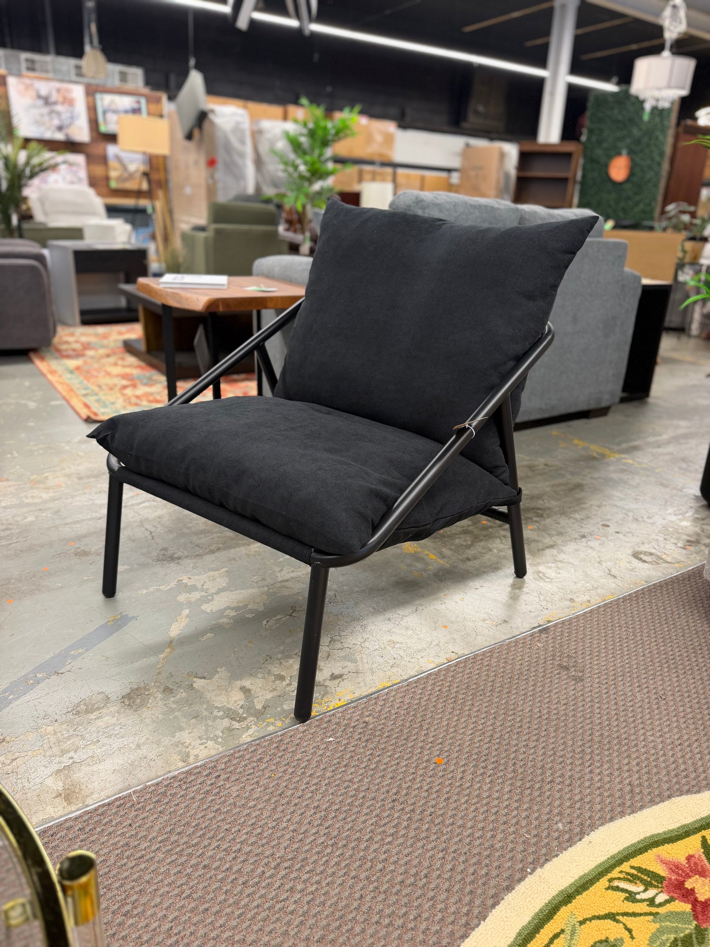 Zinus Ada Sling Chair Black