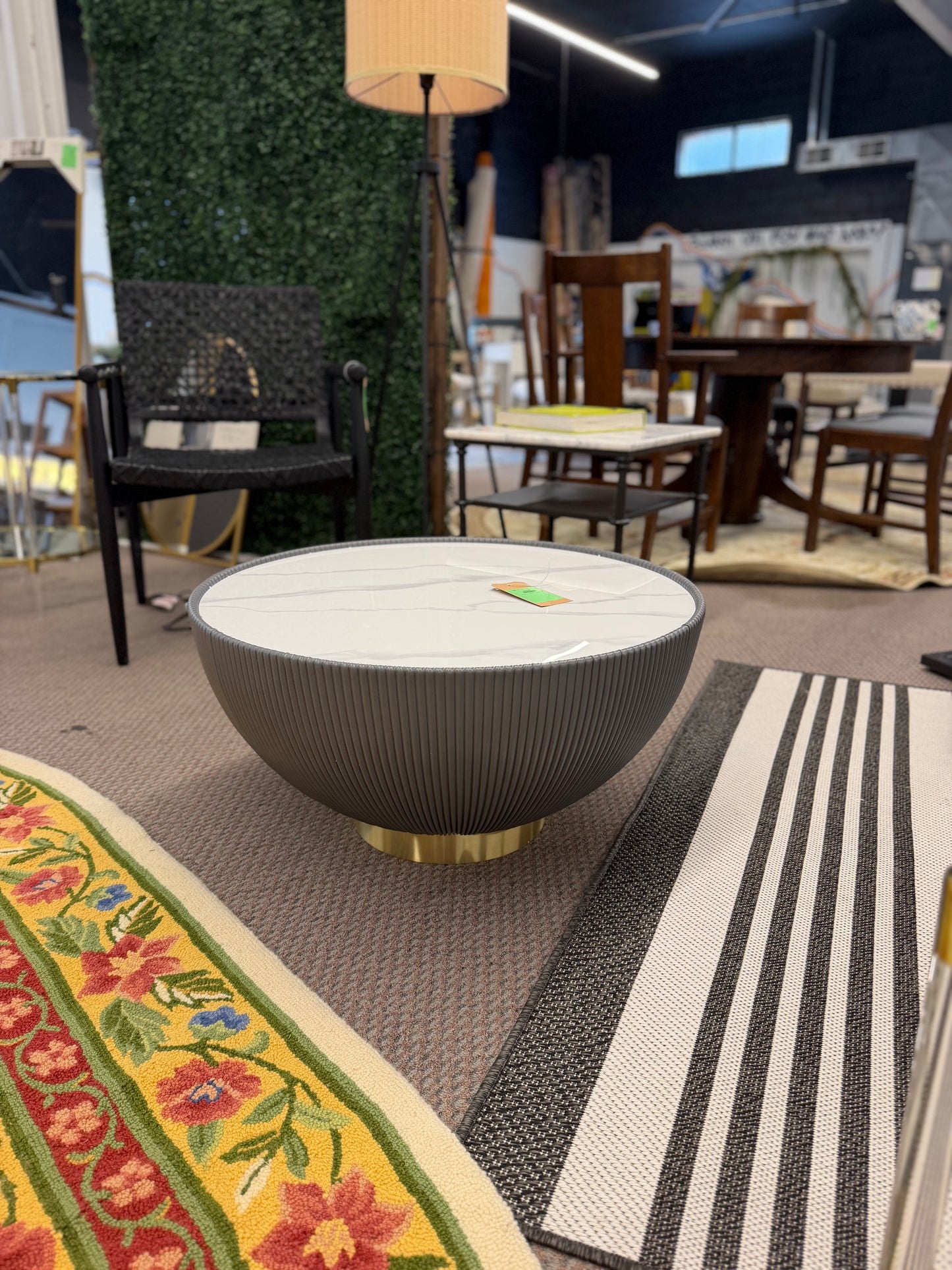 Manhattan Comfort Faux Marble Coffee Table