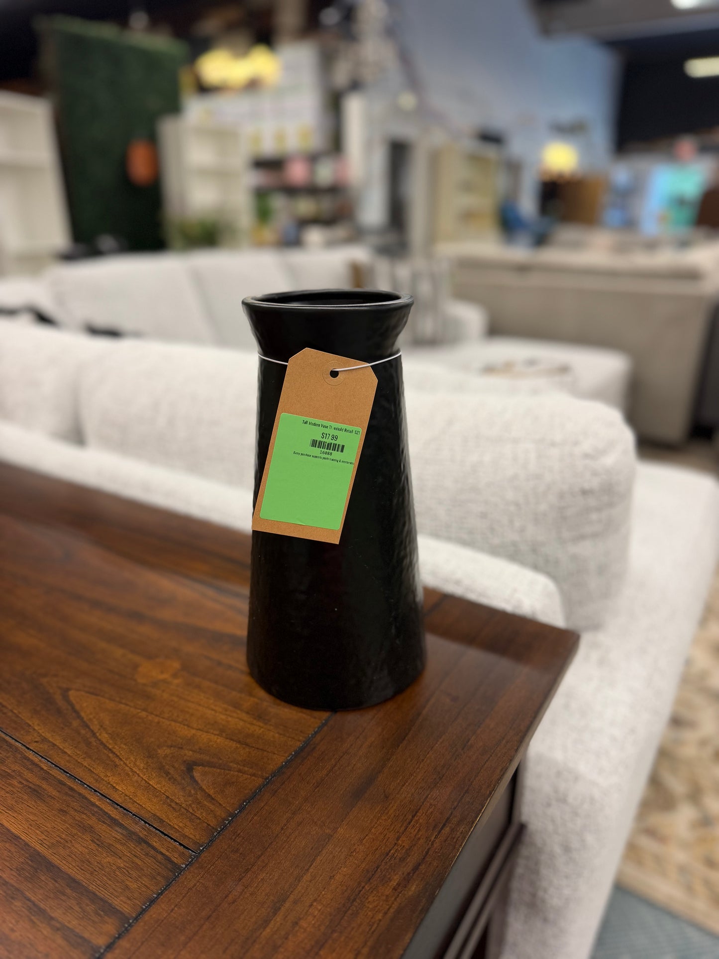 Tall Modern Vase Threshold Retail: $21
